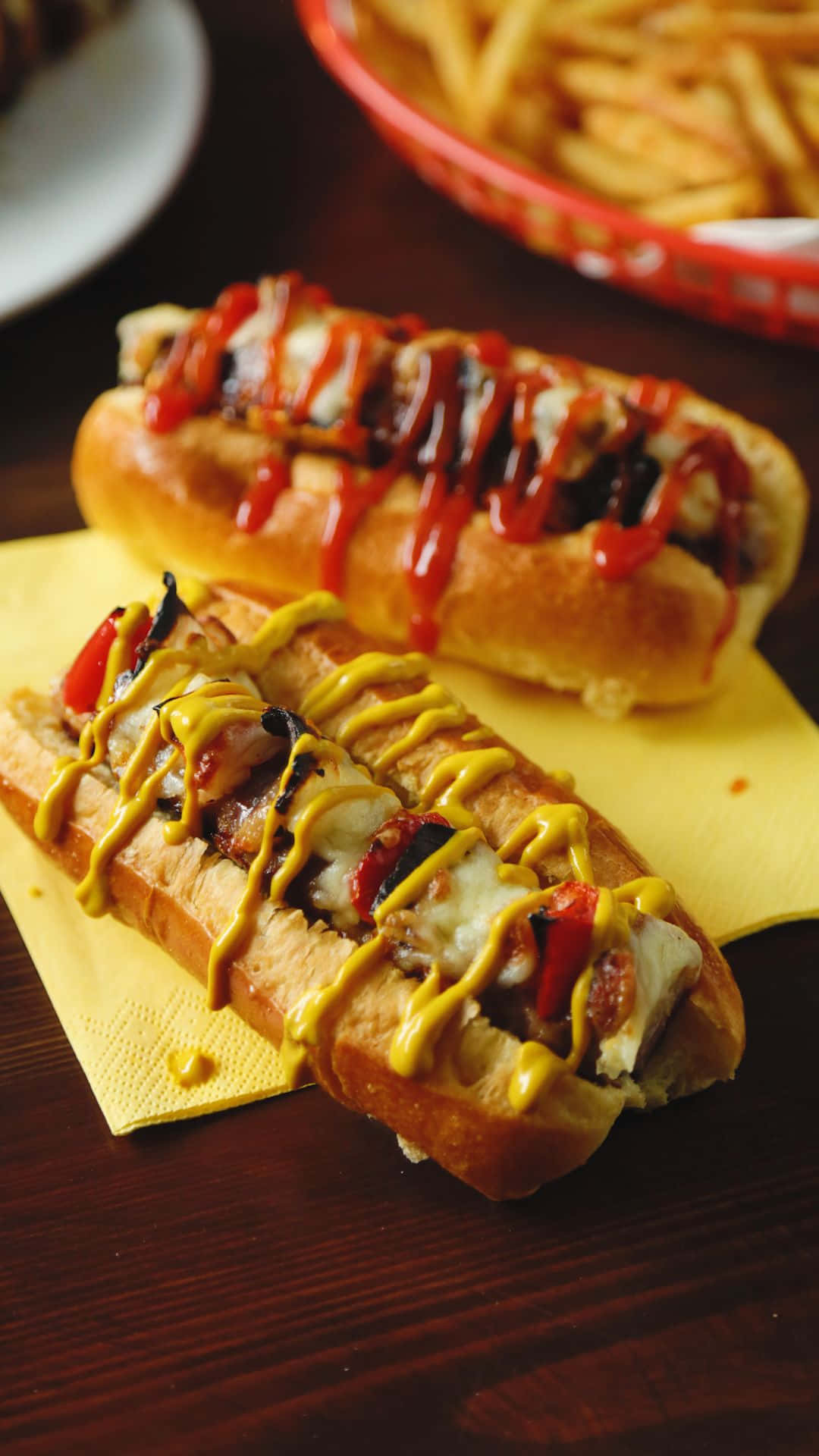 Delicioso Hot Dog, Perfectamente Asado a la Parrilla Fondos de pantalla