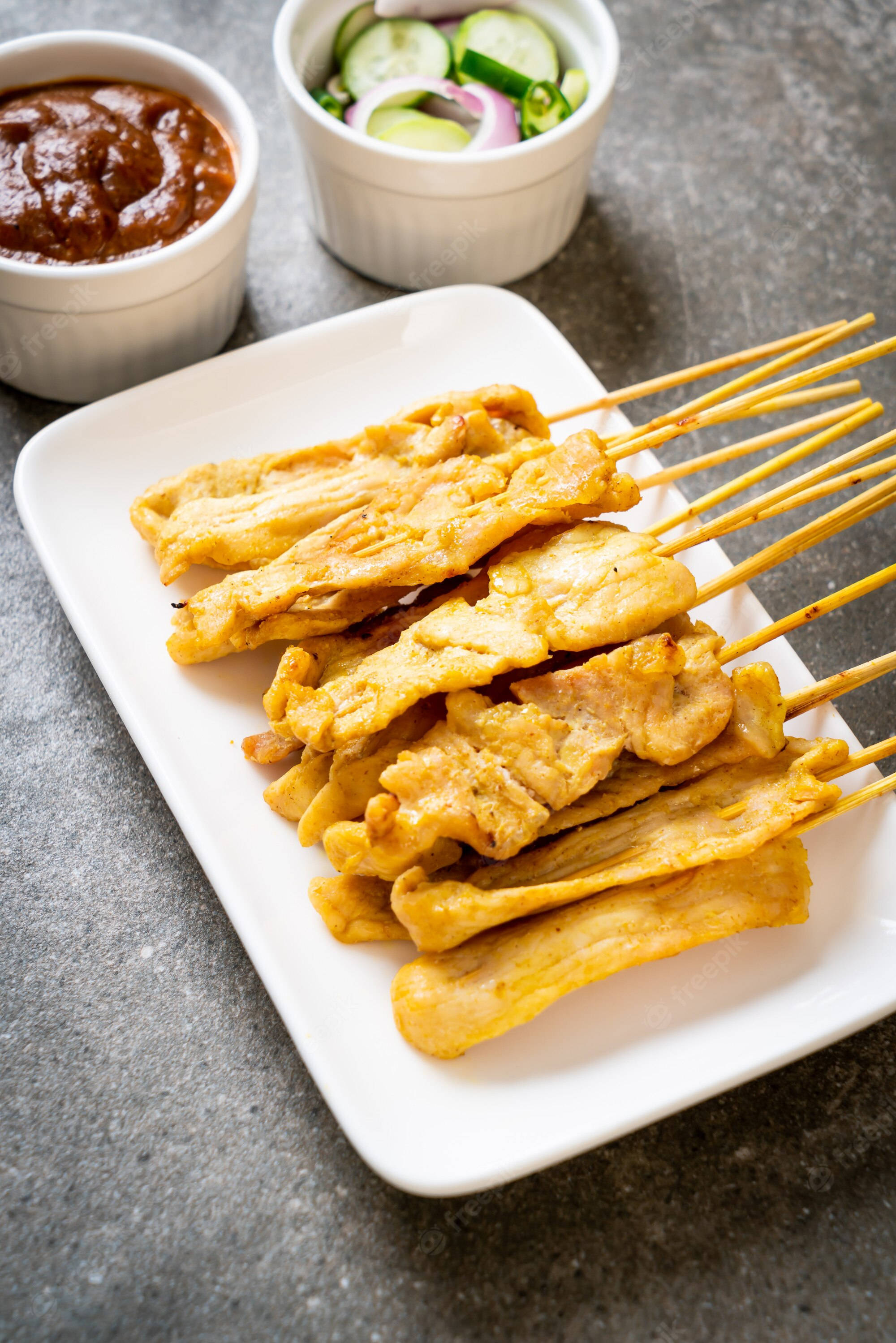 Delicioso Satay de Pollo - Un Sabor del Sudeste Asiático Fondos de pantalla