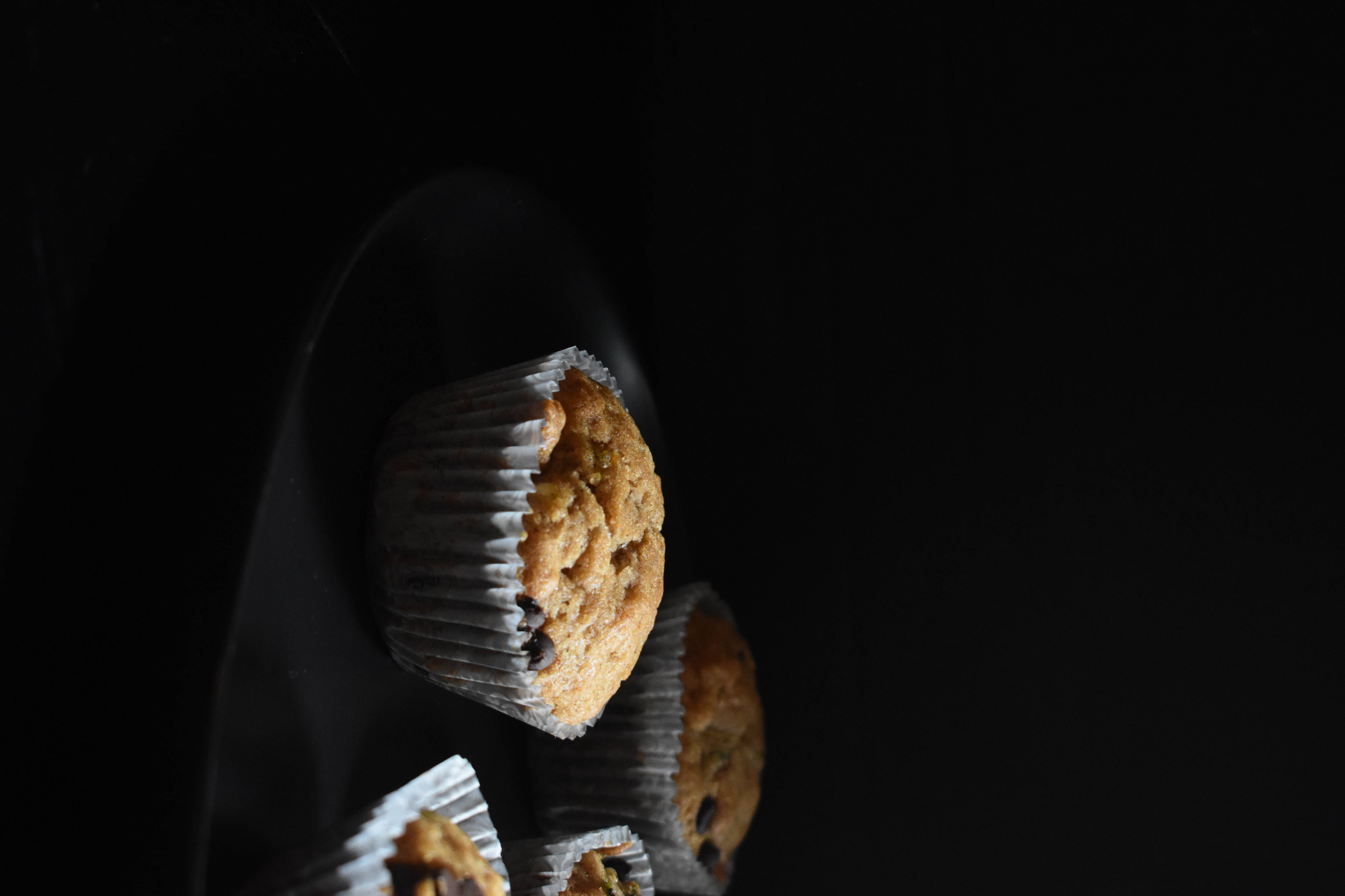 Delicioso y apetitoso muffin de arándanos recién horneado Fondos de pantalla