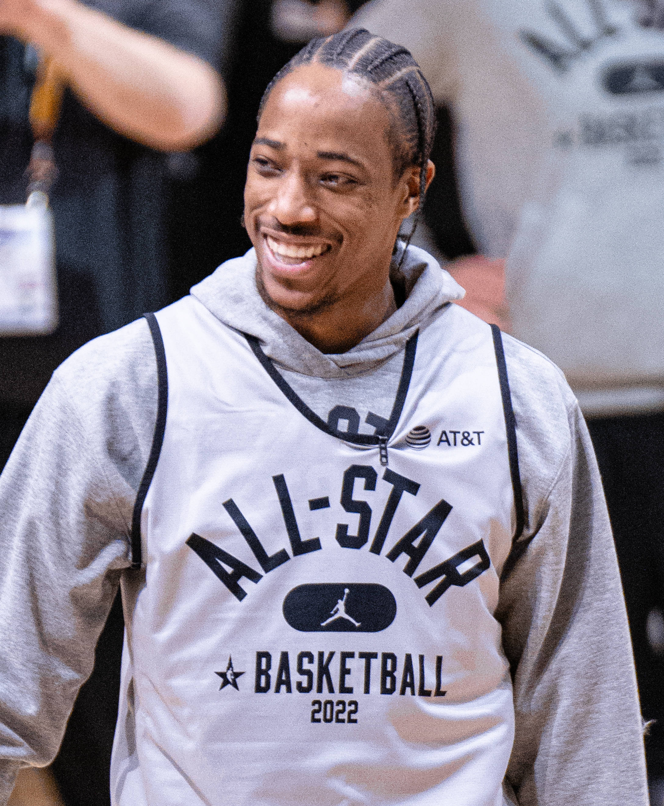 Demar DeRozan Sonriendo con Cabello Trenzado Fondos de pantalla