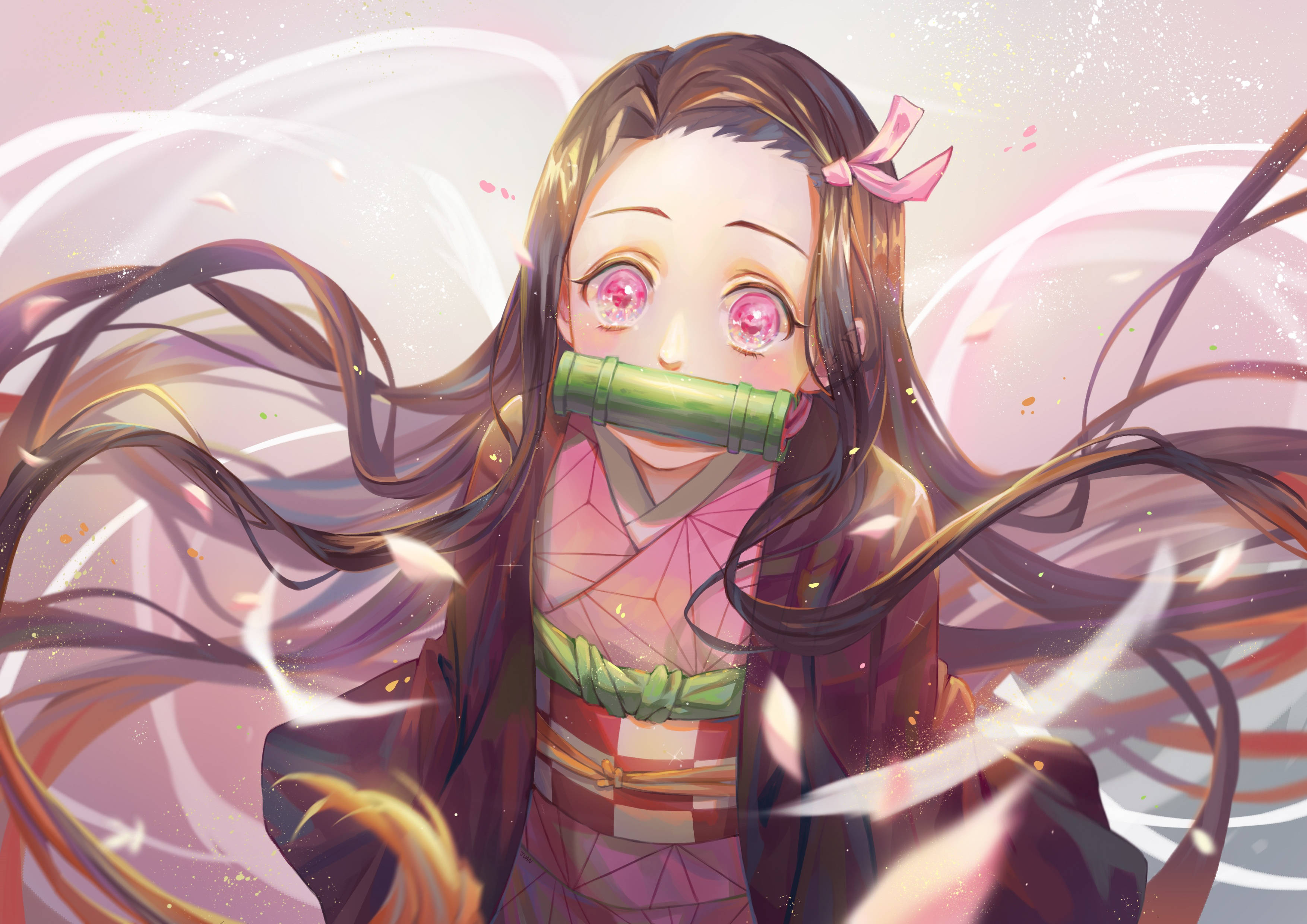 Demon Slayer 4K Nezuko Linda Fondos de pantalla