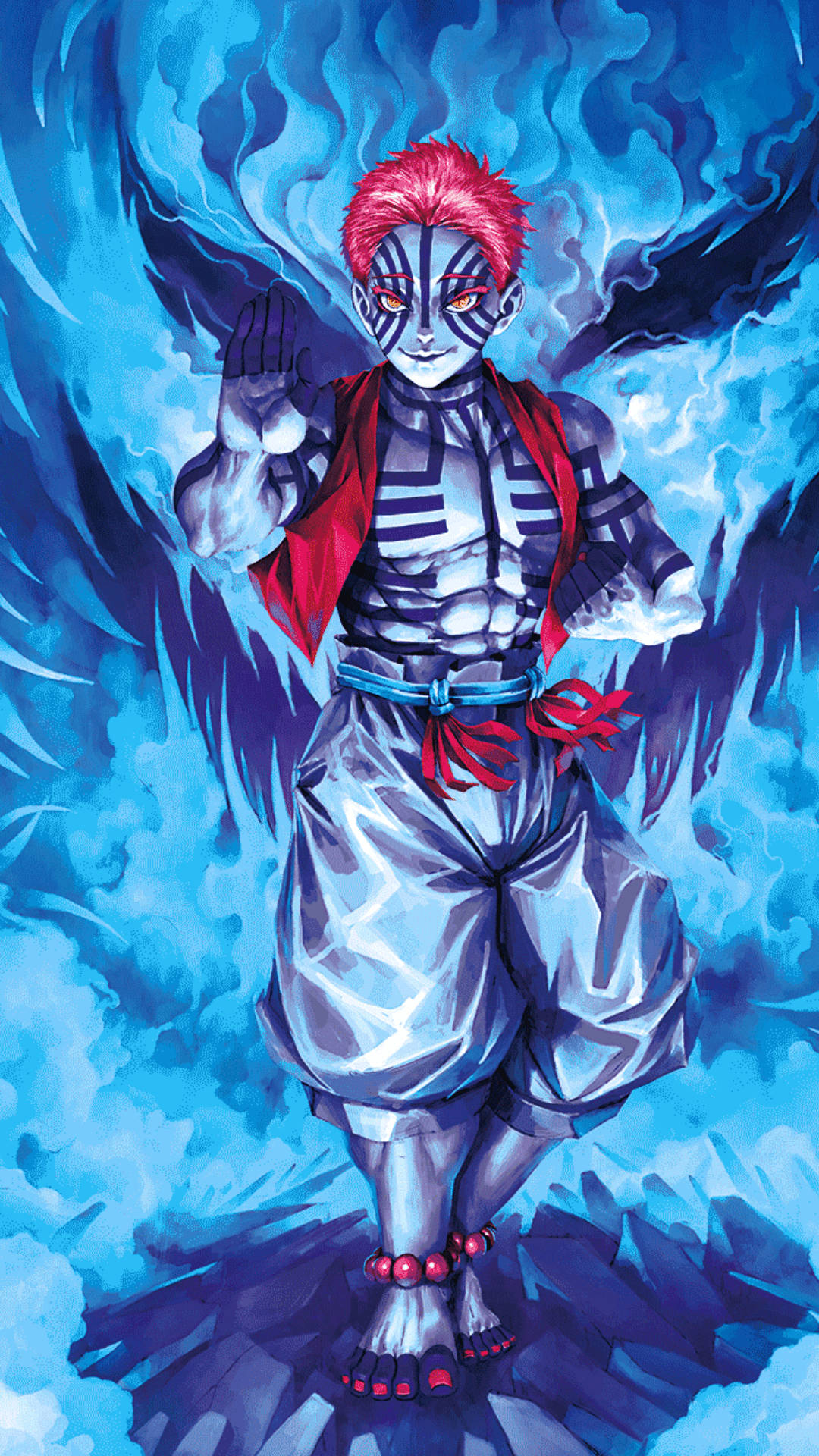Demon Slayer Akaza Muzan Rey Demonio Fondos de pantalla