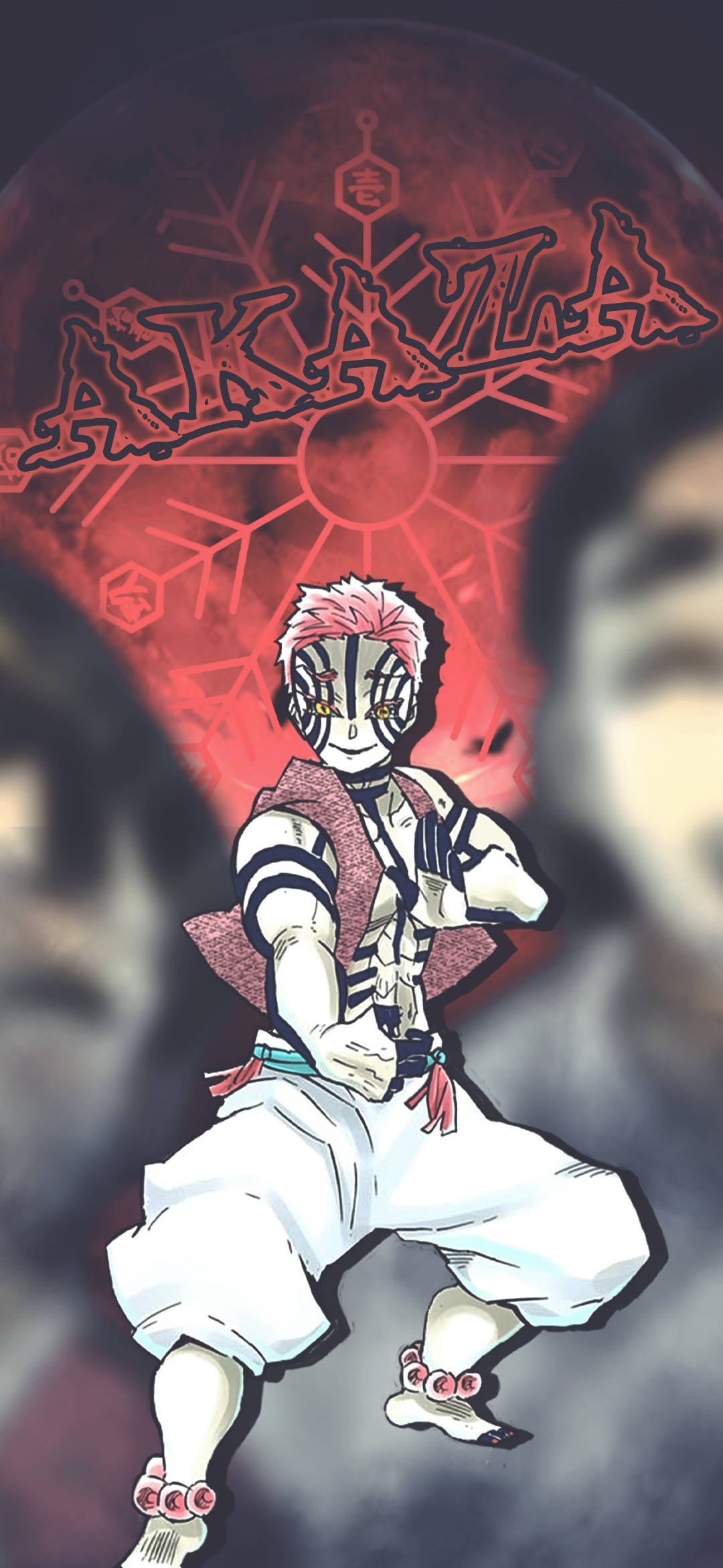 Demon Slayer Akaza Técnica de Demonio de Sangre Fondos de pantalla