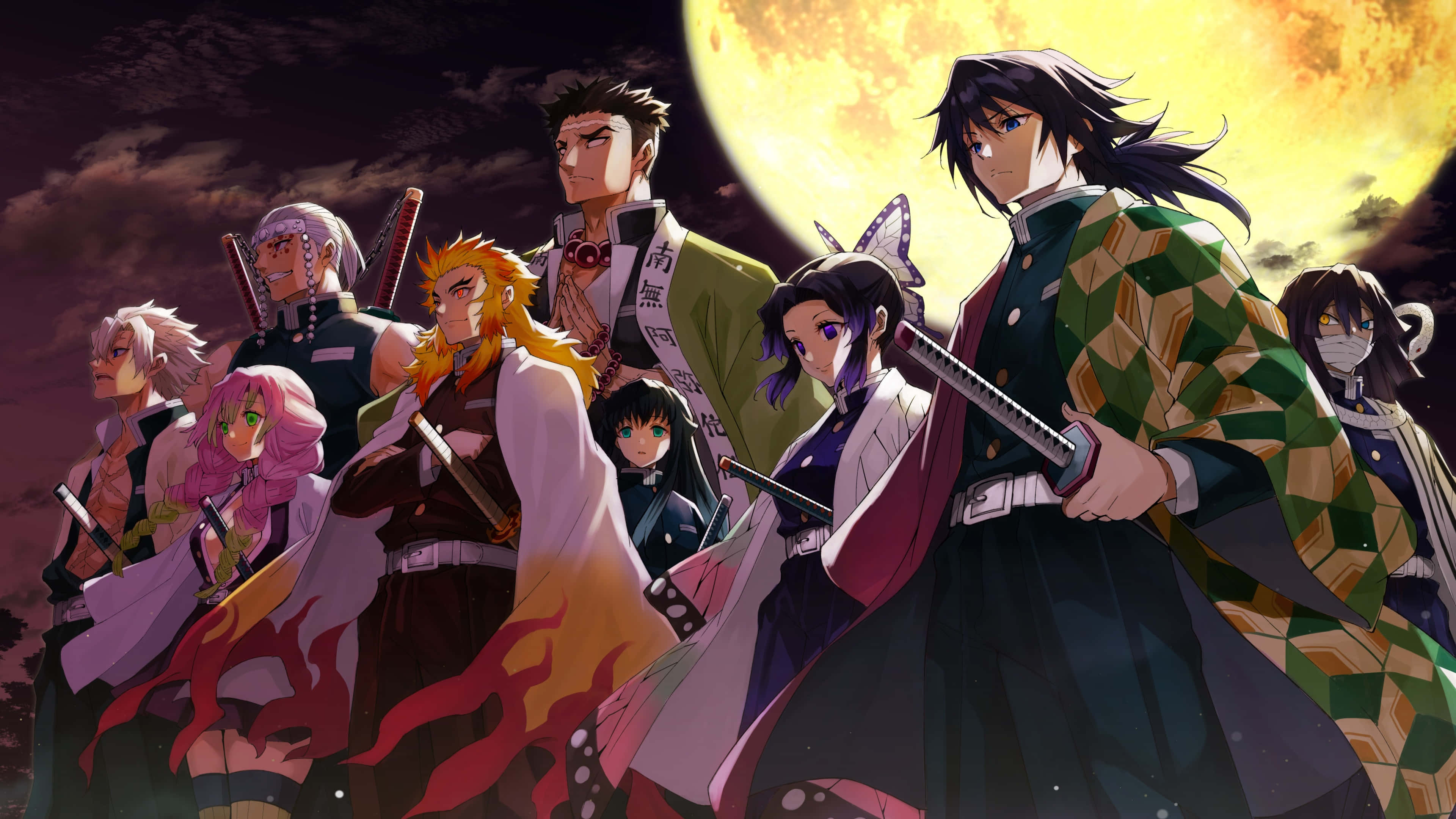 "Demon Slayer: Kimetsu no Yaiba en 4K" Fondos de pantalla