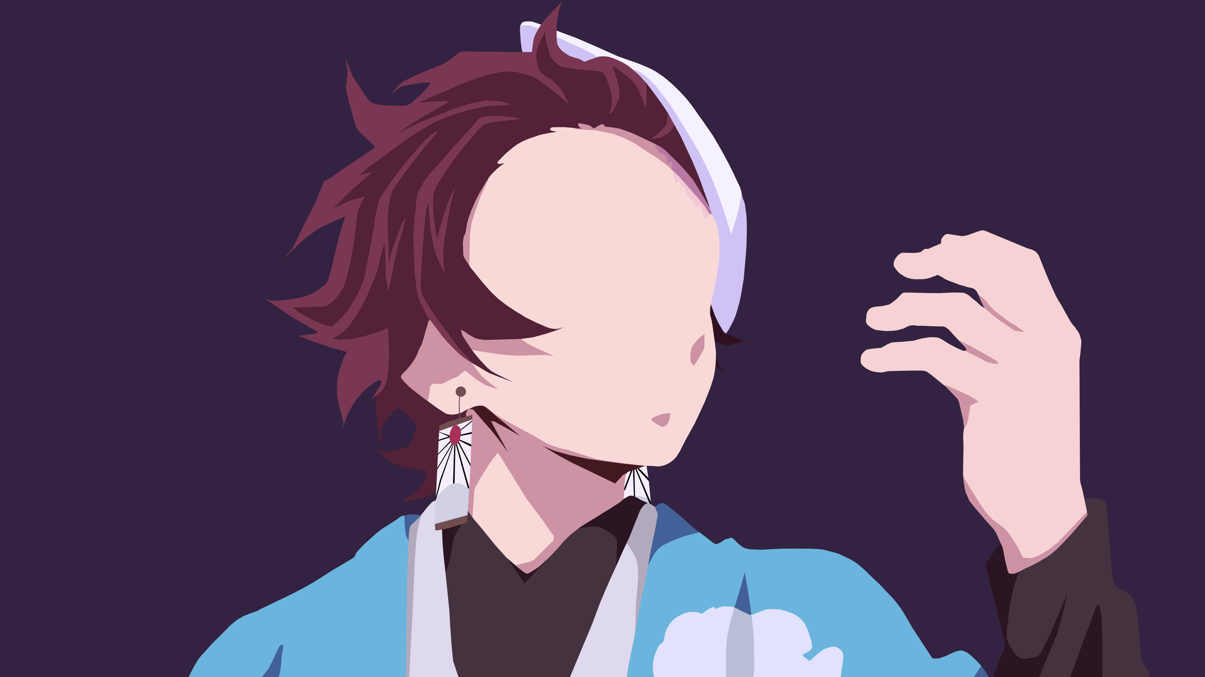 Demon Slayer Tanjiro Sin Rostro Fondos de pantalla