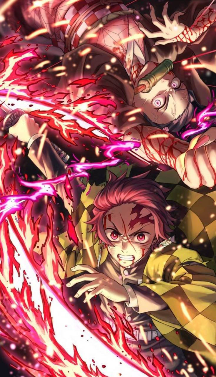 Demon Slayer Tanjiro Sol Furioso Fondos de pantalla
