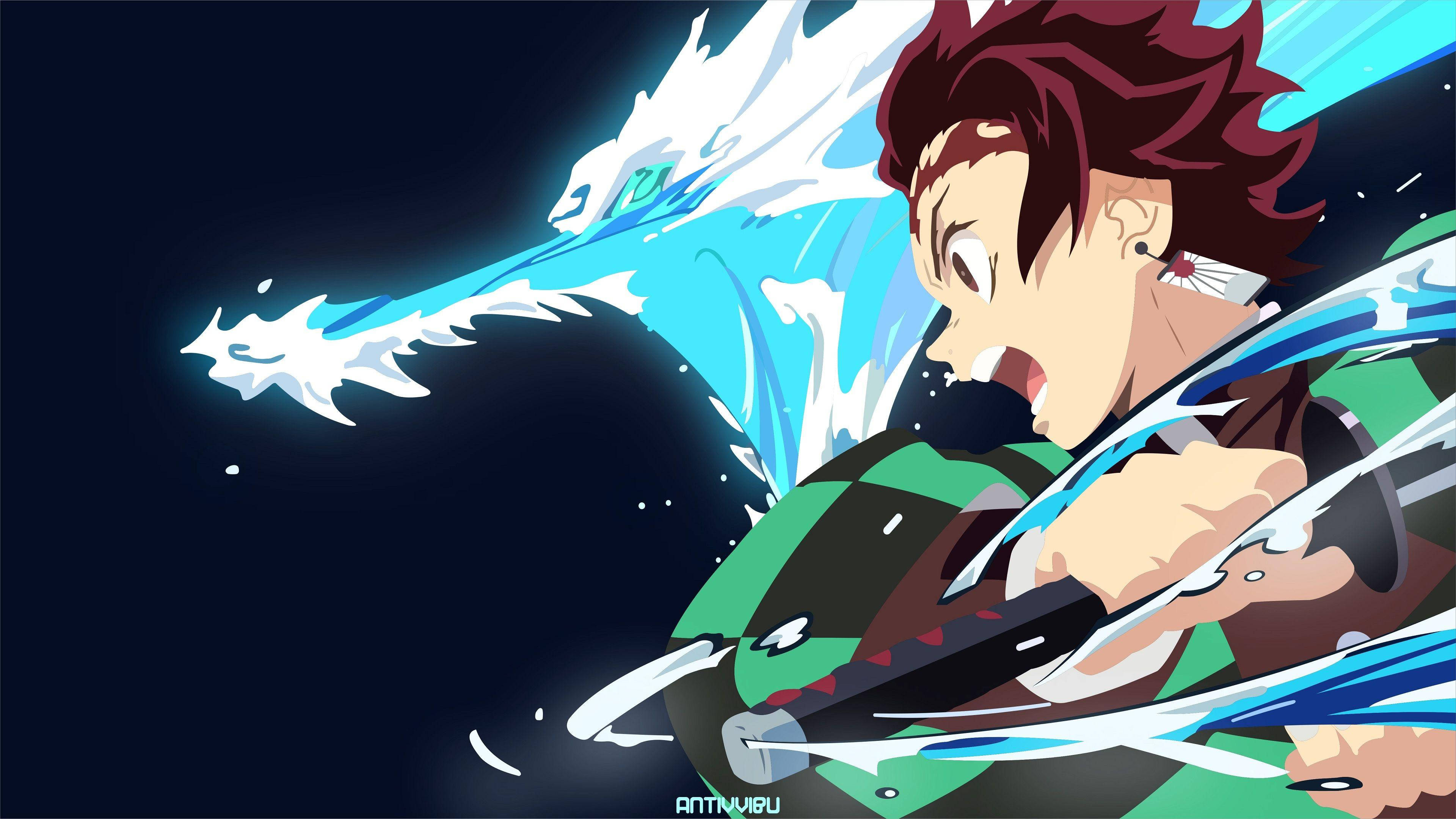Demon Slayer Tanjiro Dragón Fondos de pantalla