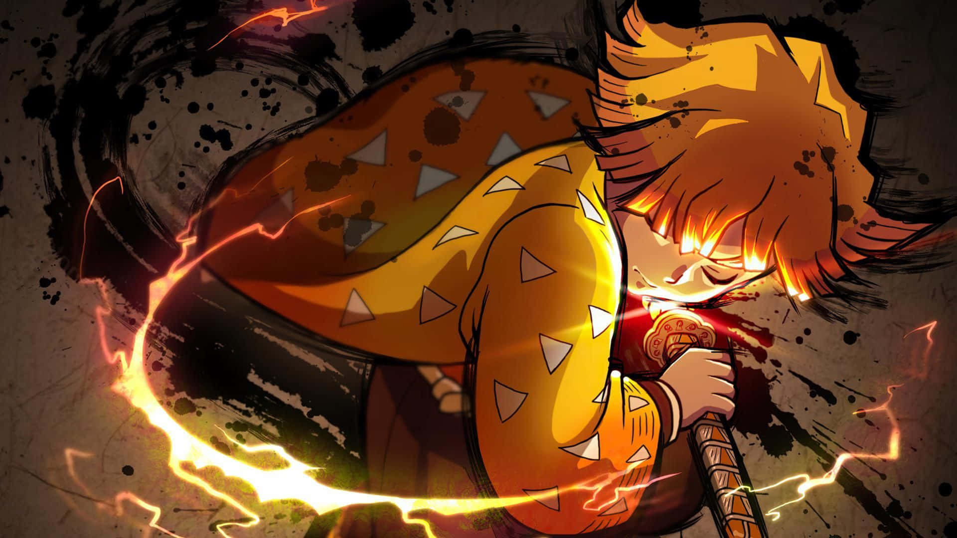 Demon Slayer Zenitsu 4K