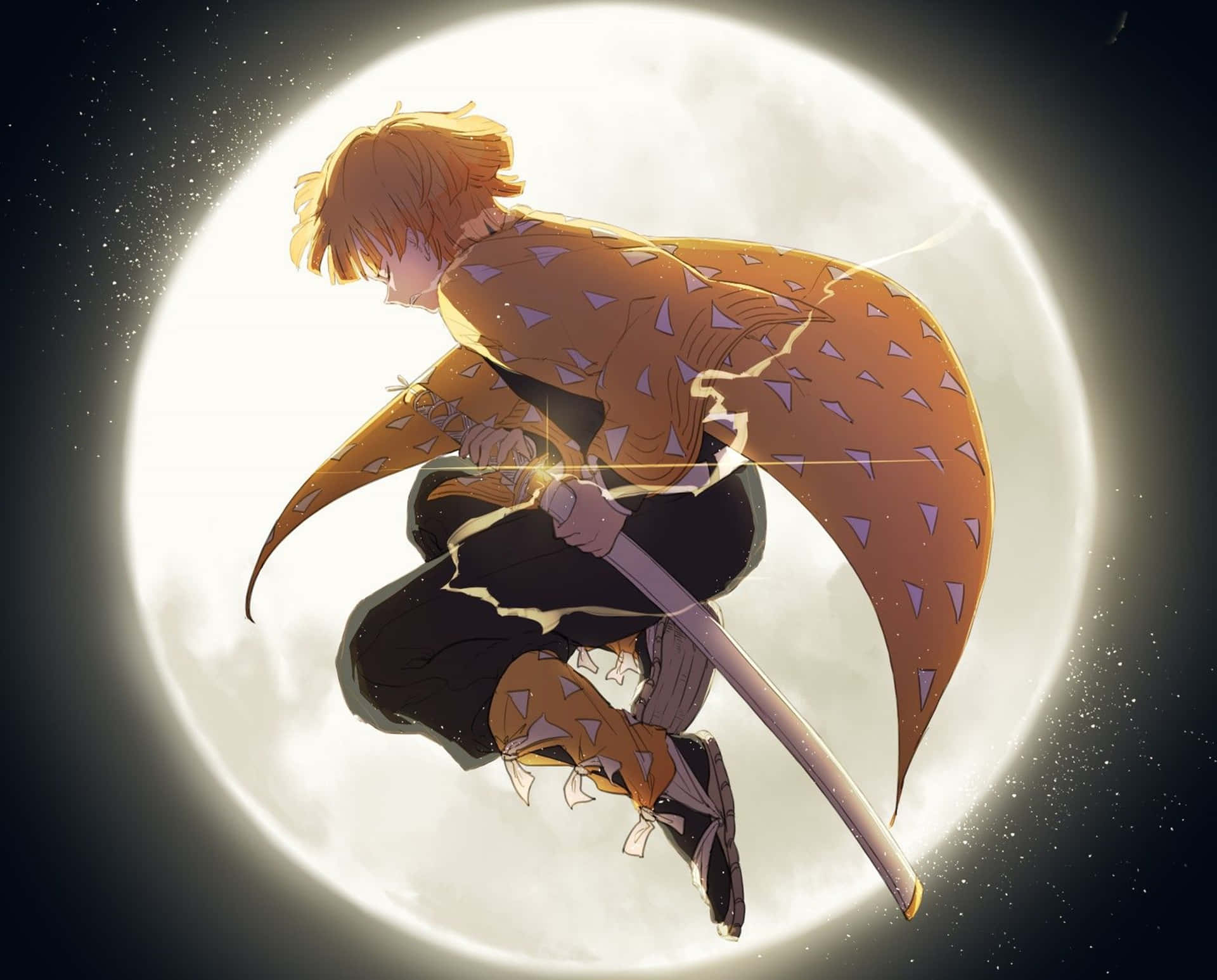 Demon Slayer Zenitsu 4K