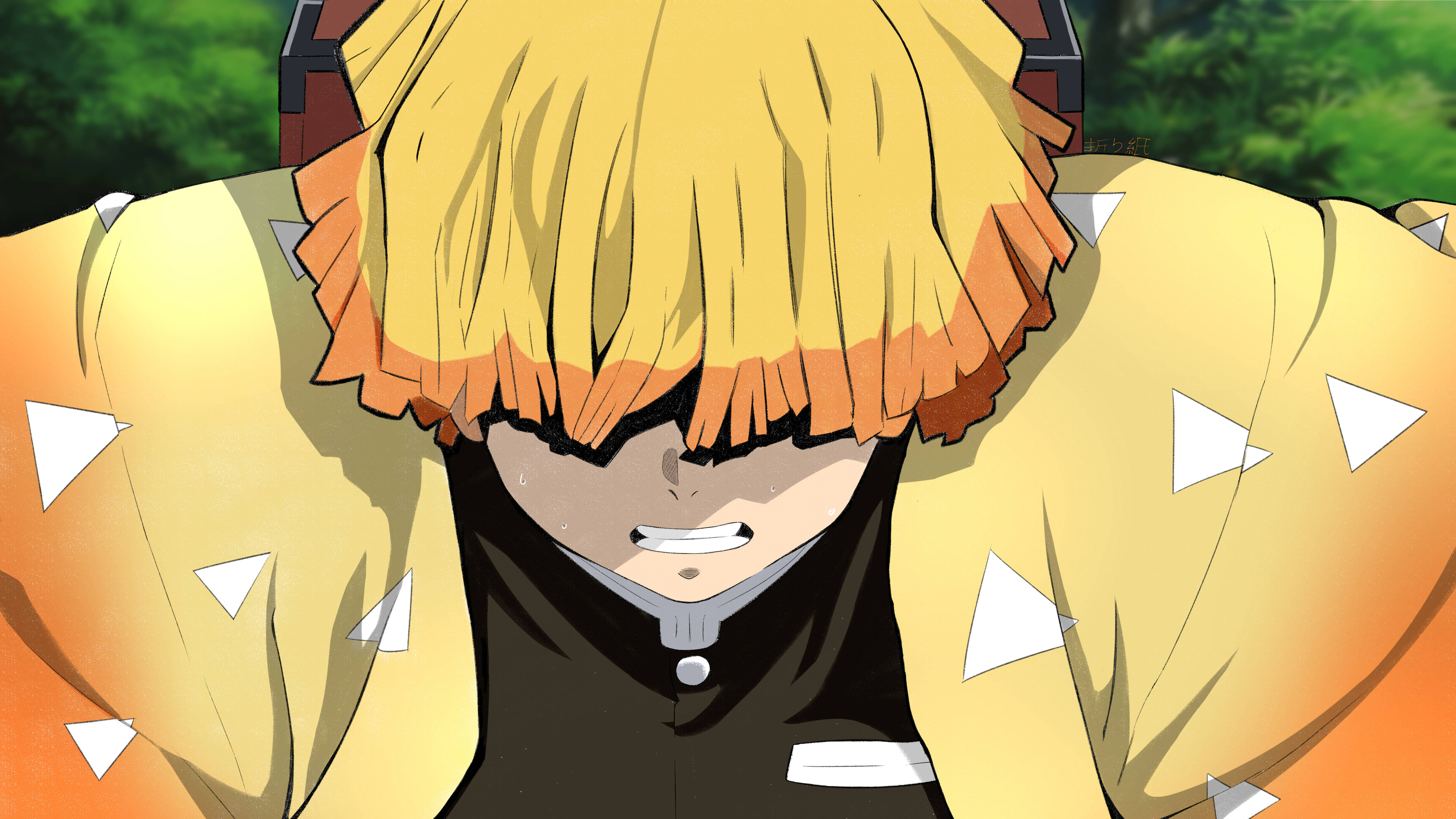Demon Slayer Zenitsu Enojado Fondos de pantalla