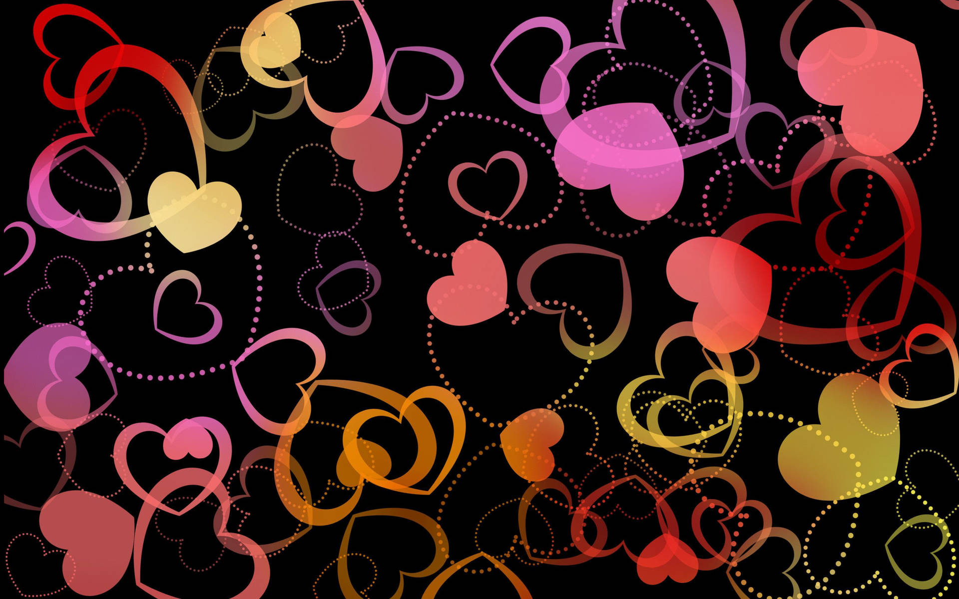 2880x1800 Fondo de pantalla de Corazones 4K (2880x1800)