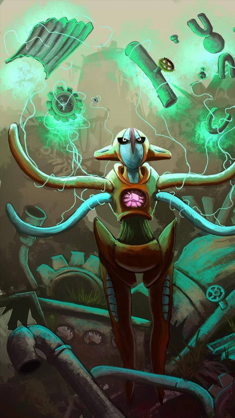 Deoxys y Engranajes Flotantes Fondos de pantalla