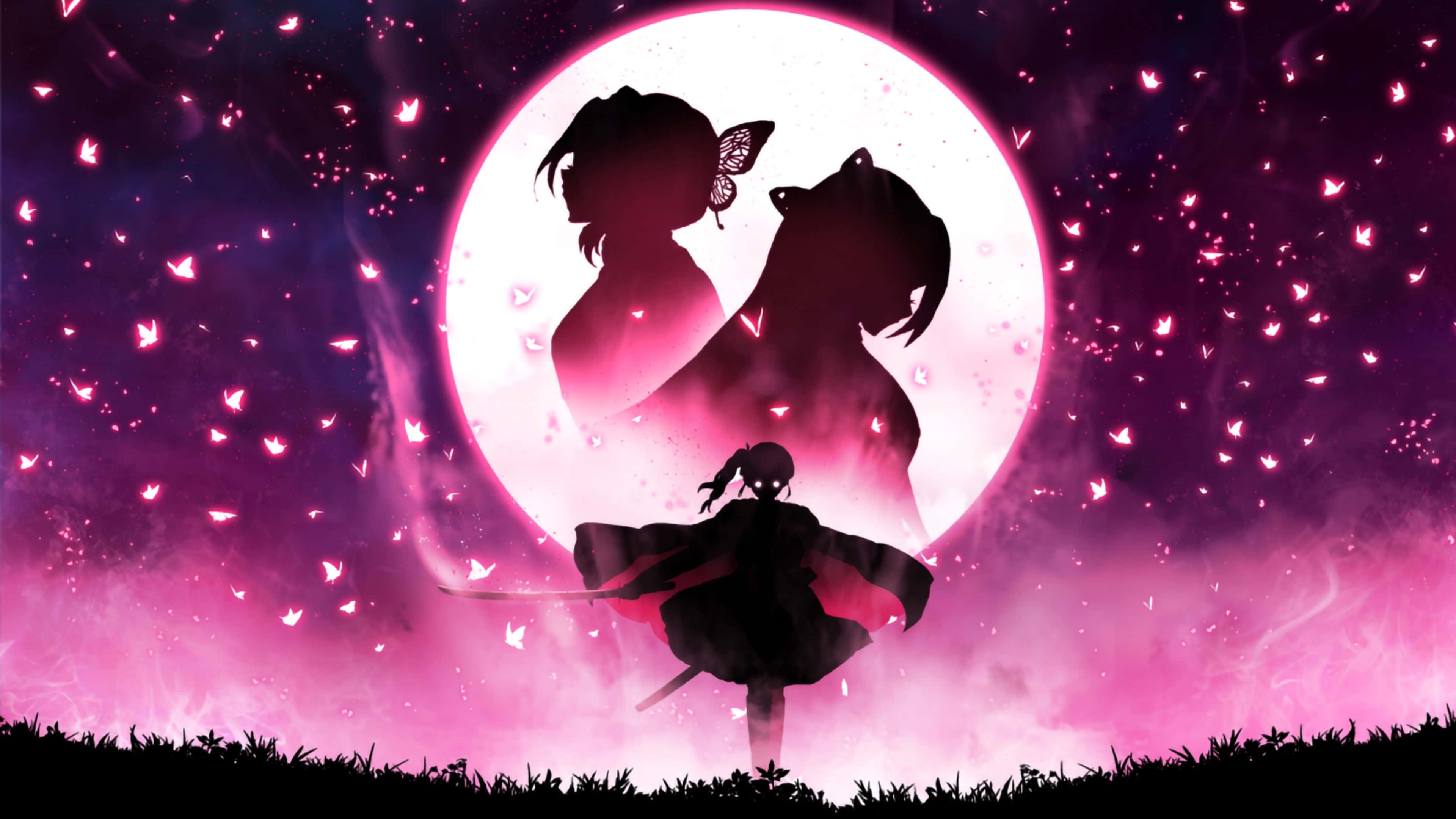 Derrota al poderoso Demon Slayer en Ultra Alta Definición 4K Fondos de pantalla