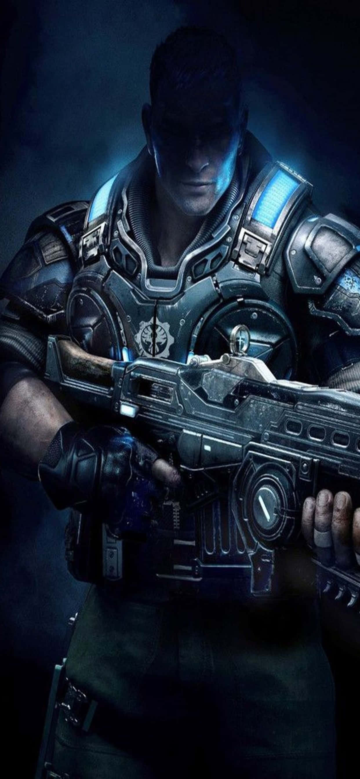 Título: Desata la Batalla con Gears of War 5 - Fondo de Pantalla iPhone XS Max Fondos de pantalla