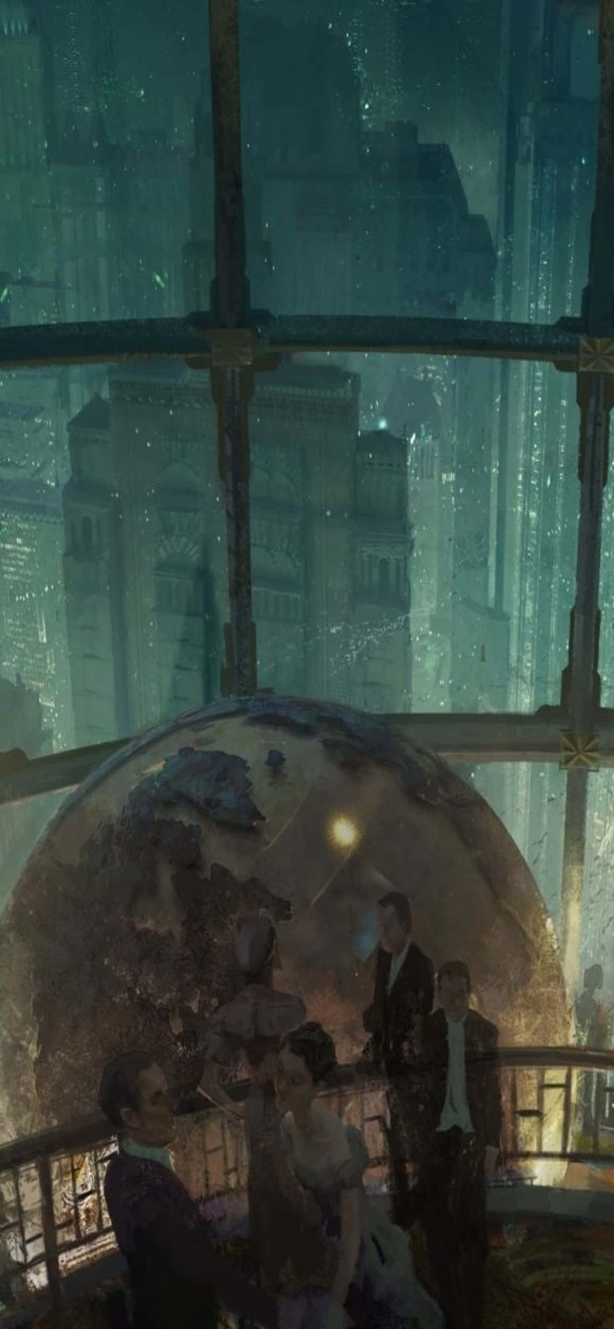 Desbloquea el Mundo de la Imaginación con iPhone XS Max y BioShock Infinite Fondos de pantalla