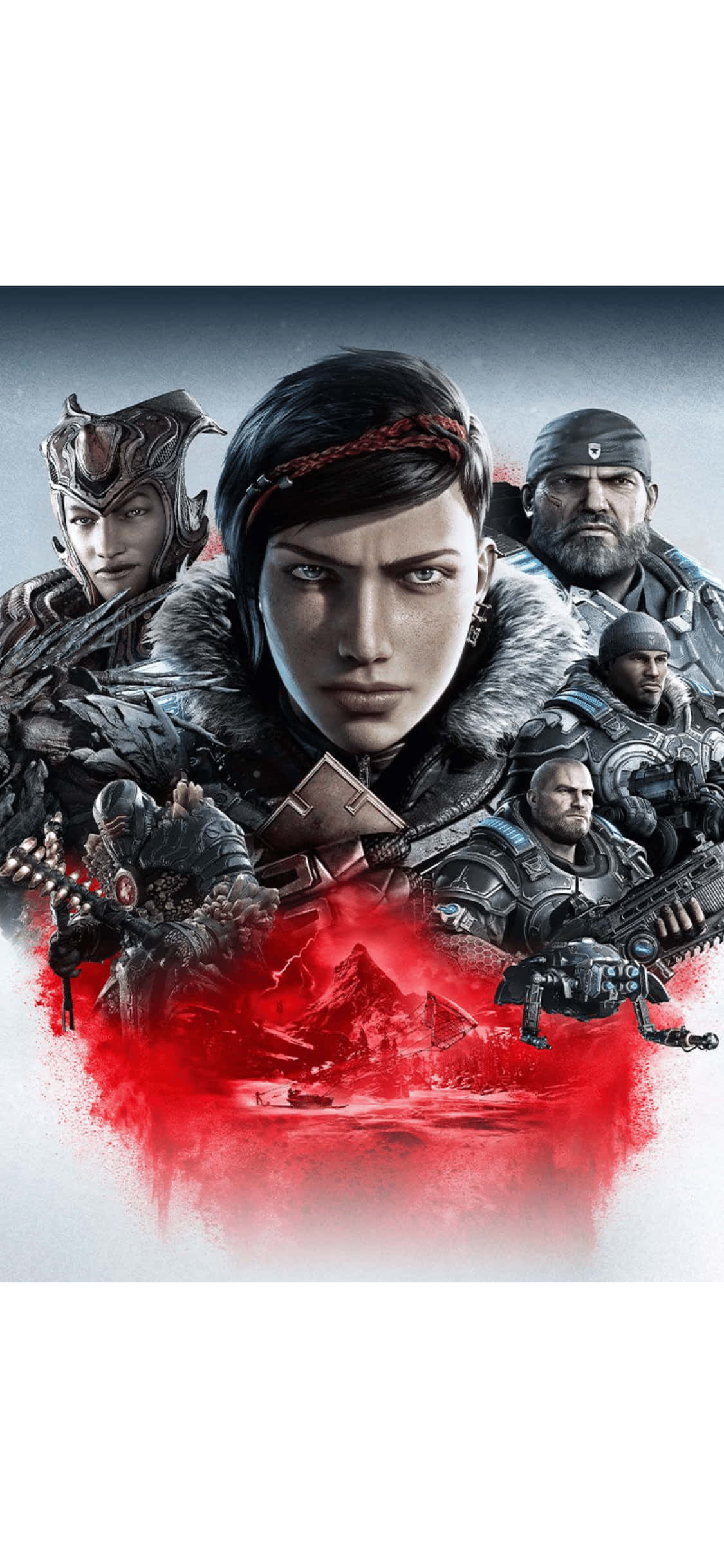 Desbloquea un nuevo nivel de acción con iPhone X y Gears Of War 5 Fondos de pantalla