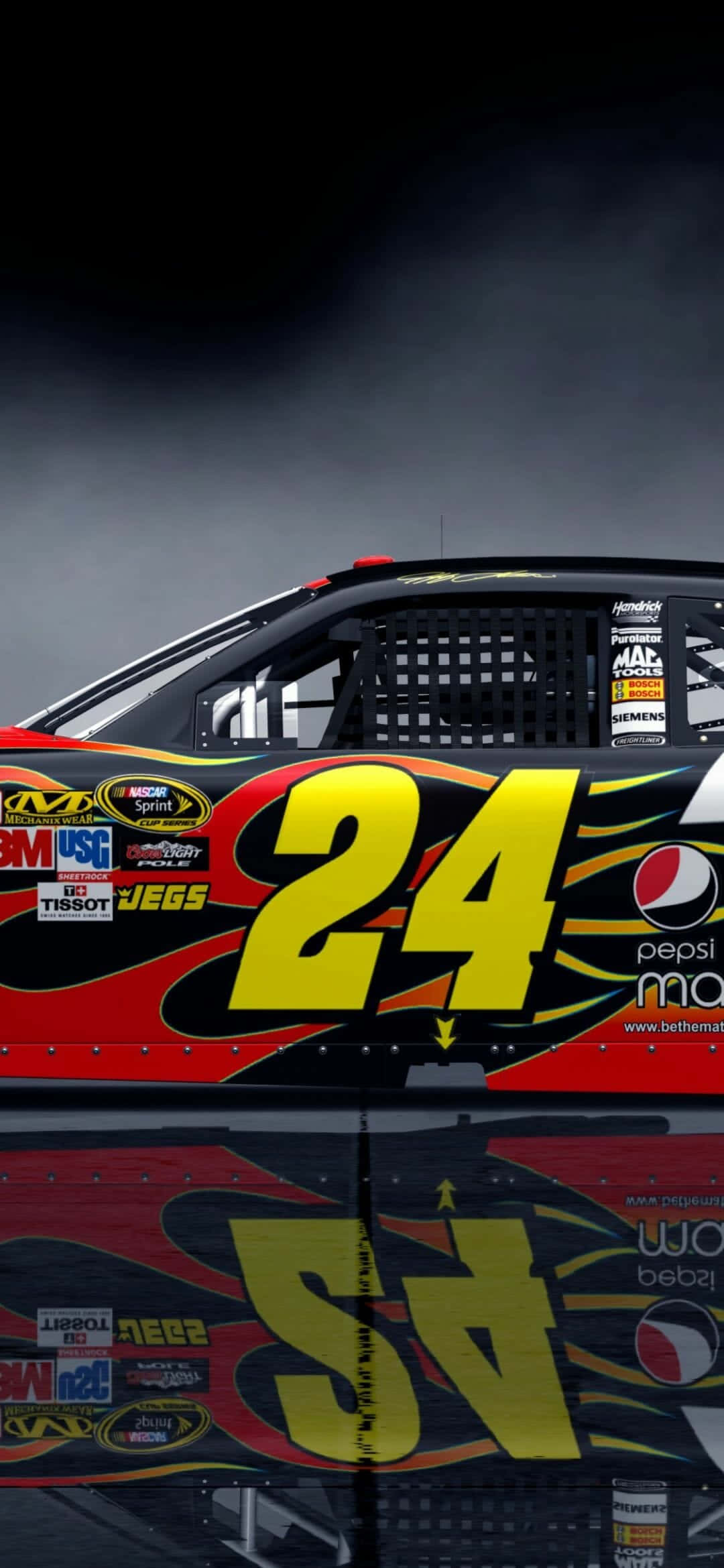 Descarga al instante tu fondo de pantalla favorito de Nascar para tu iPhone Fondos de pantalla