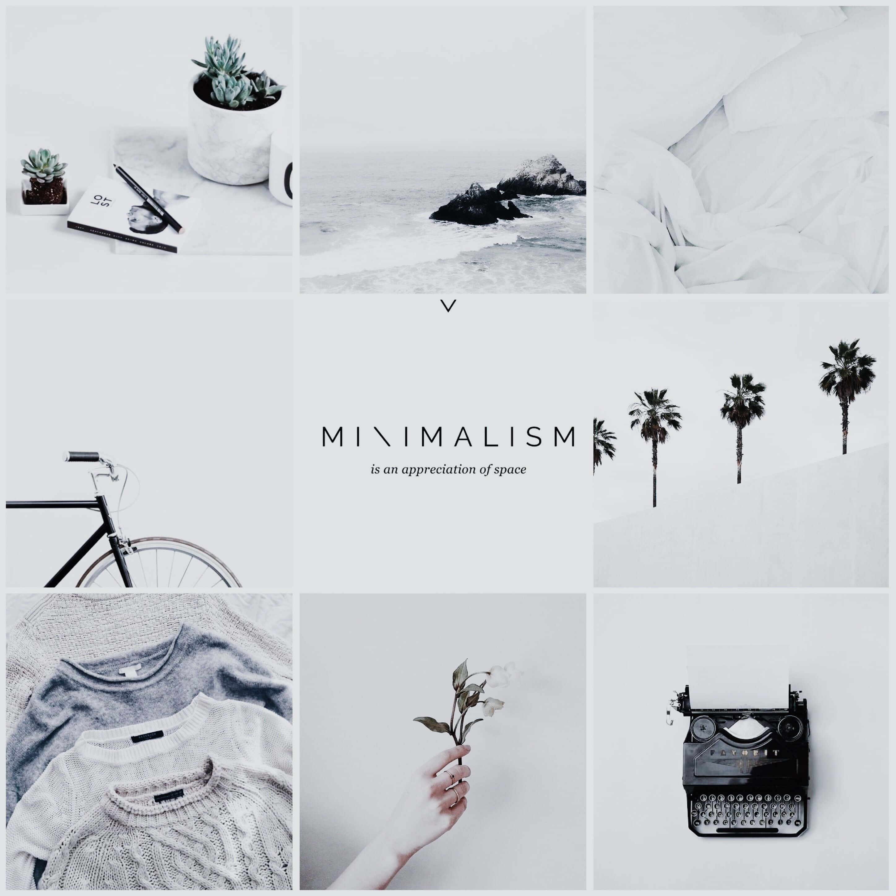Descubre la belleza relajante con el Minimalismo Estético Fondos de pantalla