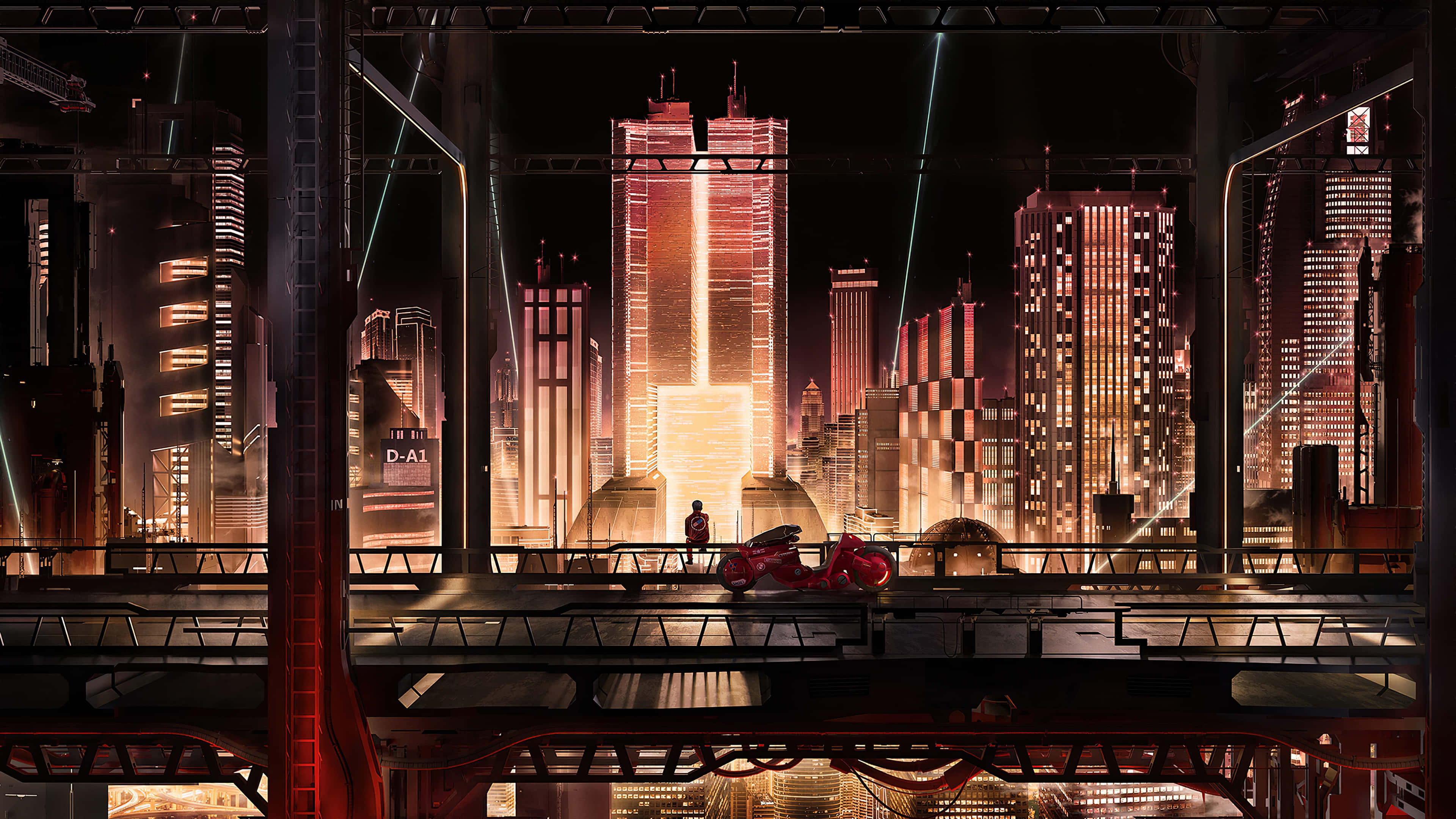 Descubre los vibrantes colores de la vida en Anime City Fondos de pantalla