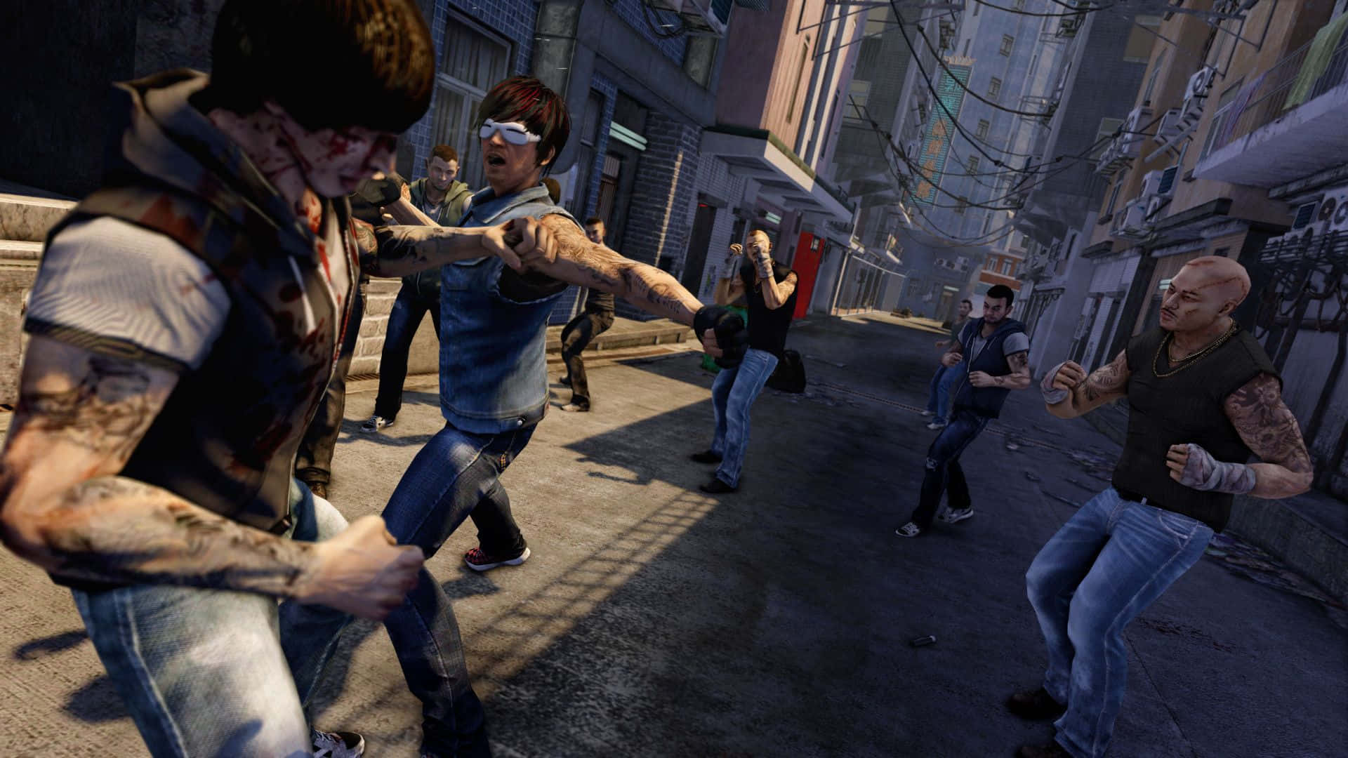 Descubre un mundo de intriga y aventura en Sleeping Dogs Fondos de pantalla