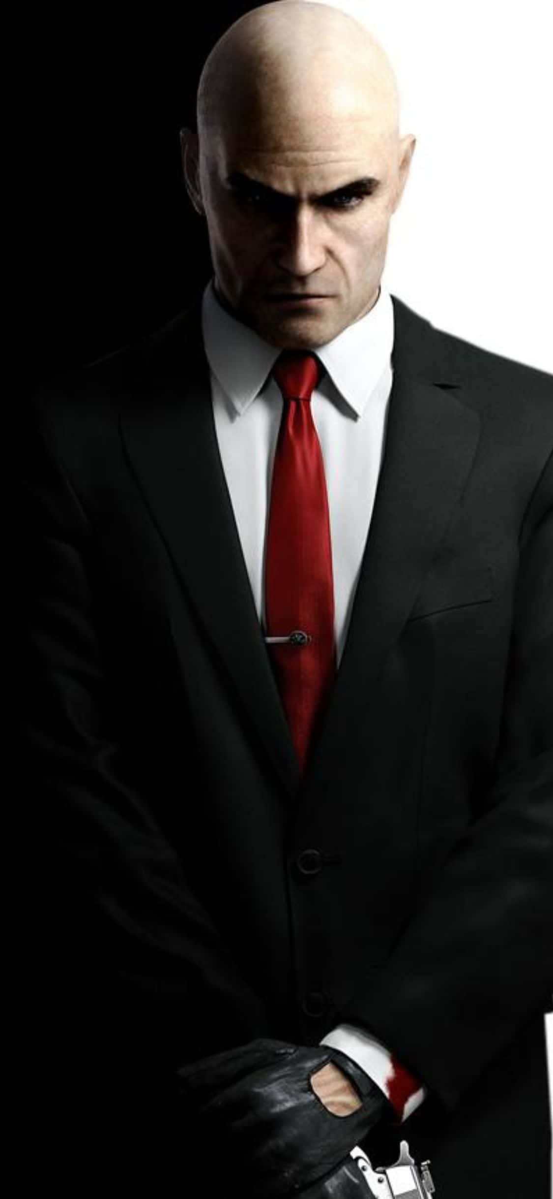 Descubre un mundo de oscuros secretos con Hitman Absolution en iPhone X Fondos de pantalla
