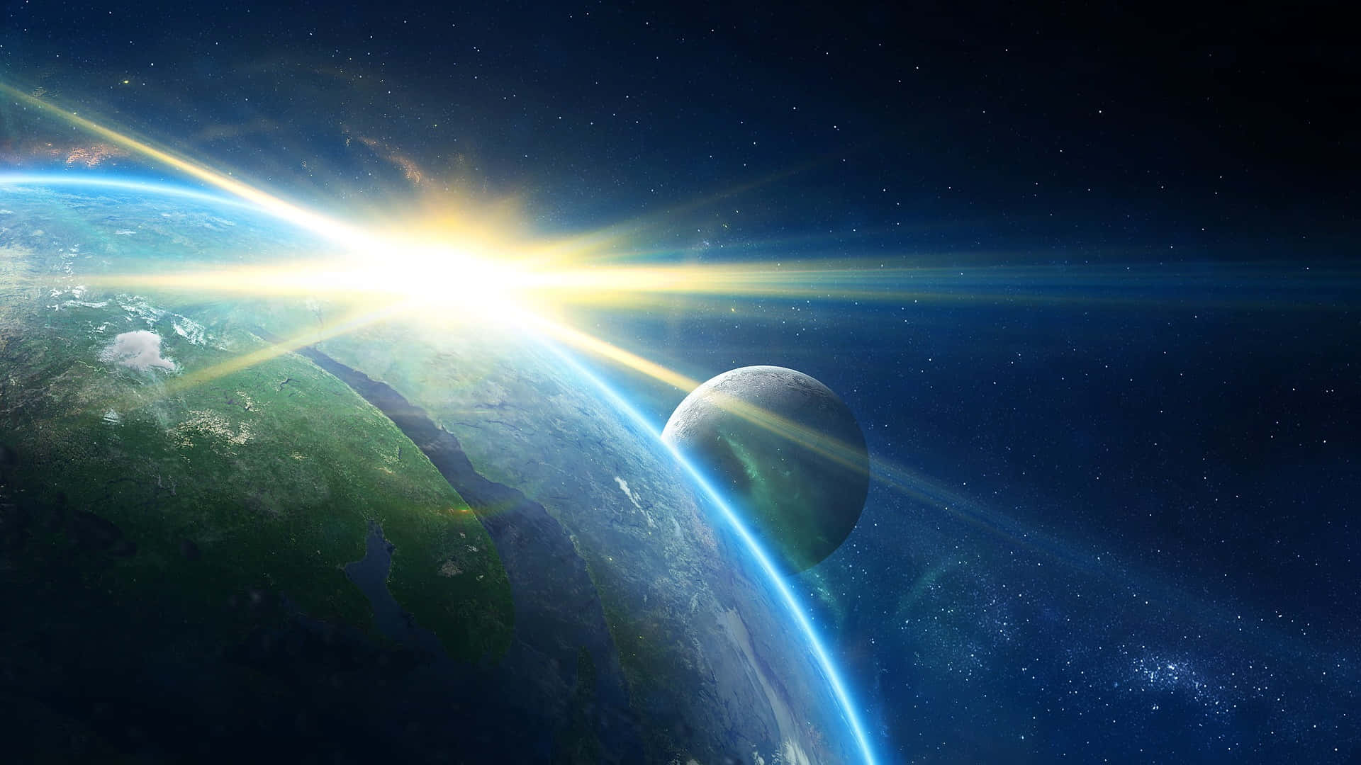 Descubre un mundo más allá del nuestro con una estética espacial Fondos de pantalla