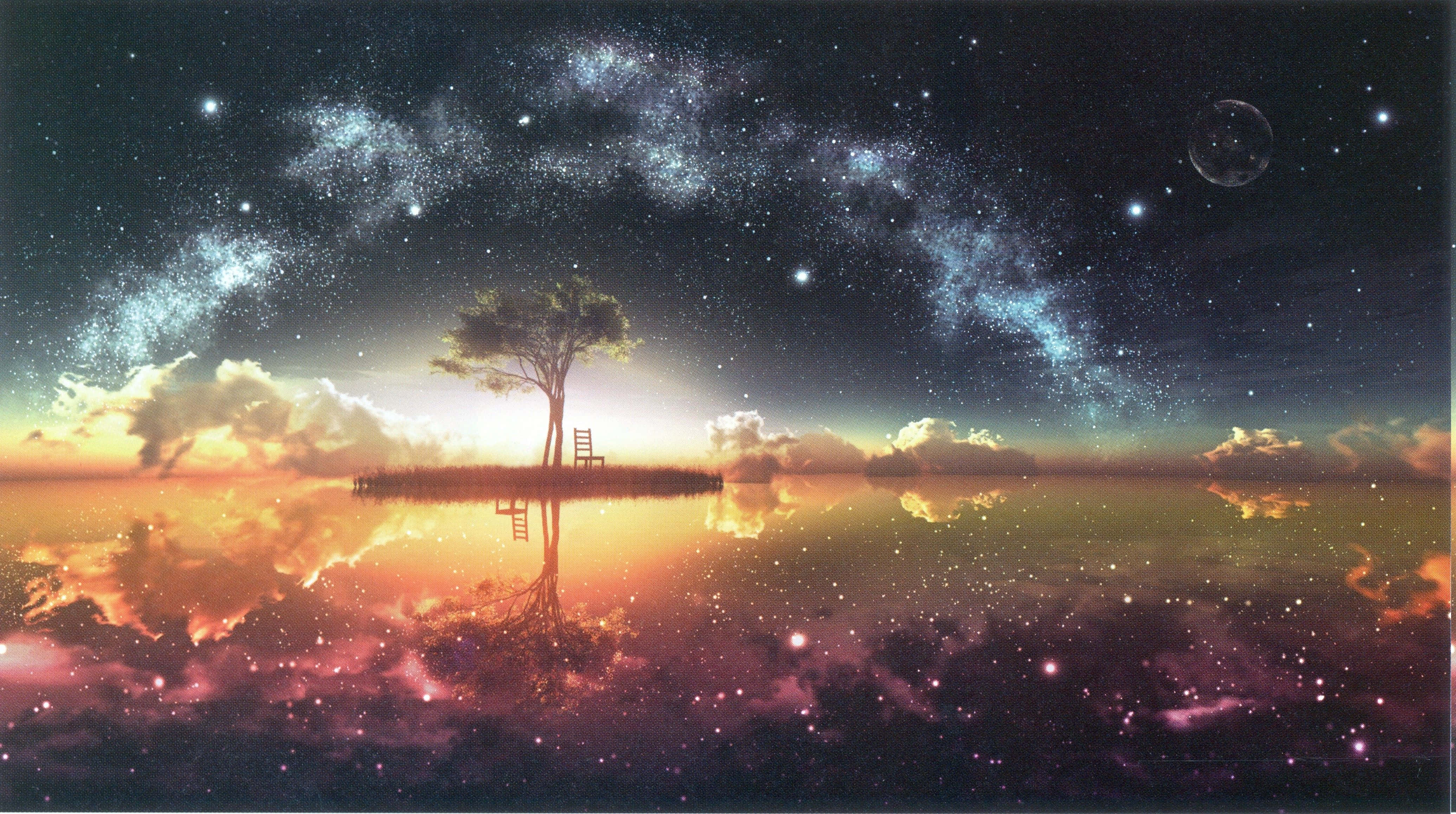 Despierta a la belleza del Paisaje Anime Fondos de pantalla