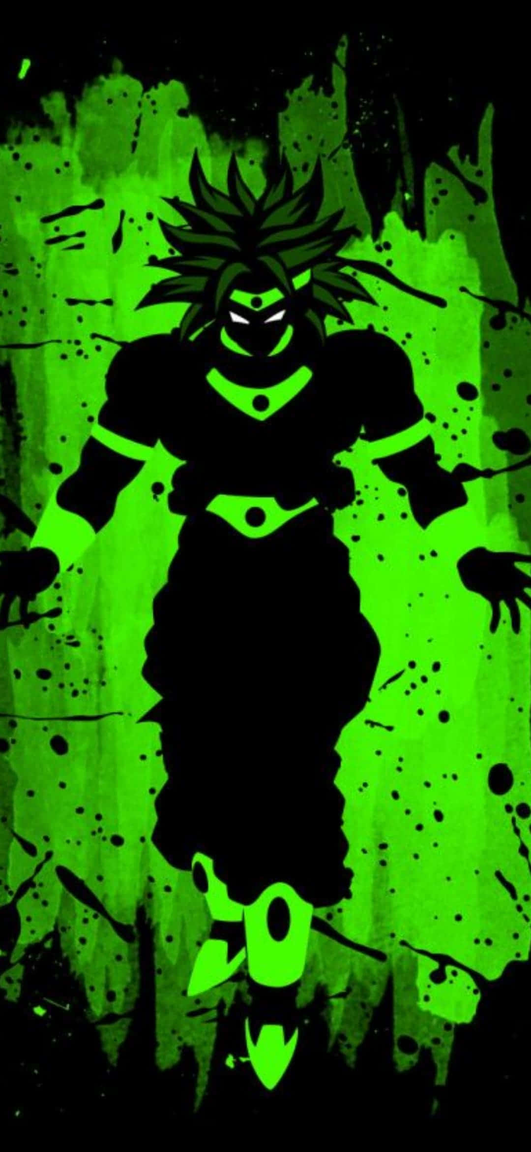 Desplázate con Facilidad en la Pantalla Suave del Broly iPhone Fondos de pantalla