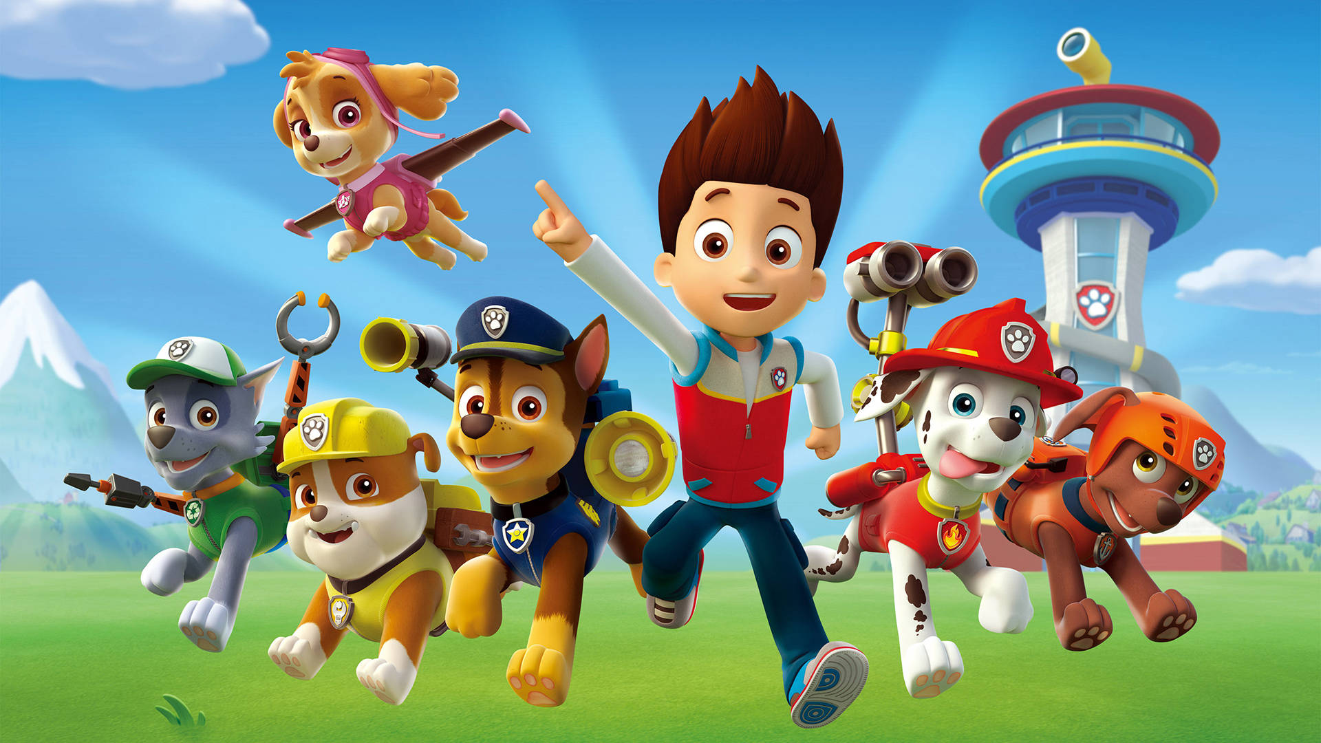 Despliegue desde la base de Paw Patrol La Película Fondos de pantalla