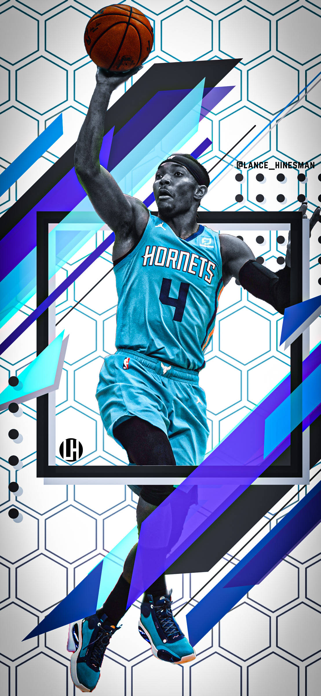 Devonte Graham de los Charlotte Hornets Fondos de pantalla