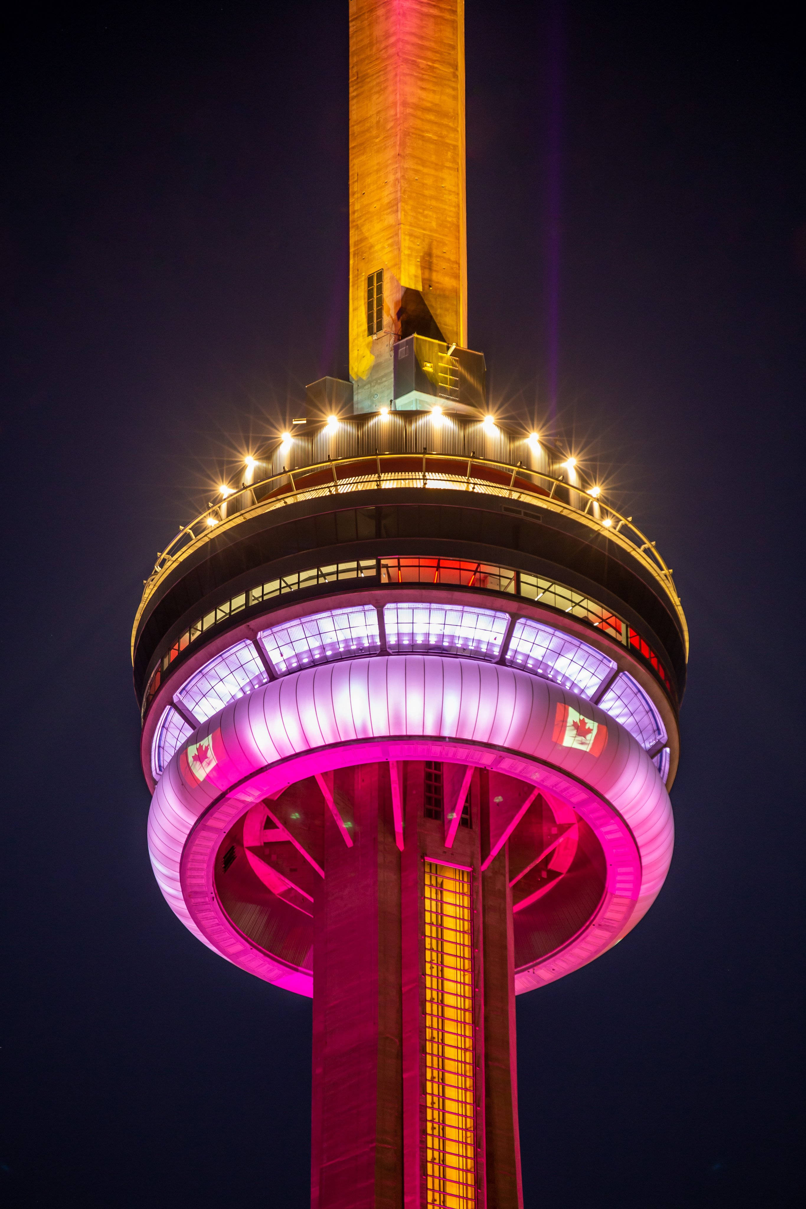 Día de la Bandera Nacional de Canadá en la Torre CN Fondos de pantalla