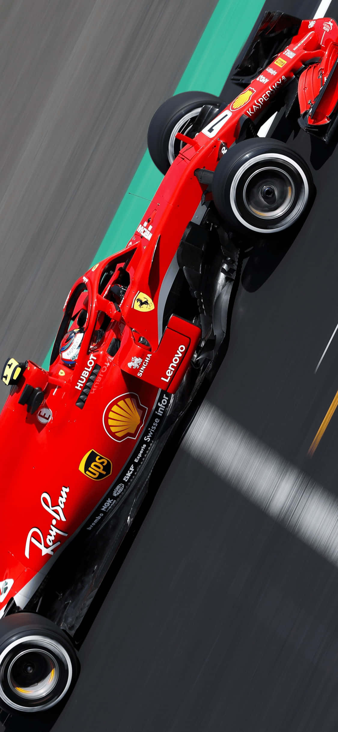 Diagonal Speed iPhone Xs F1 2018 Fondo Fondos de pantalla