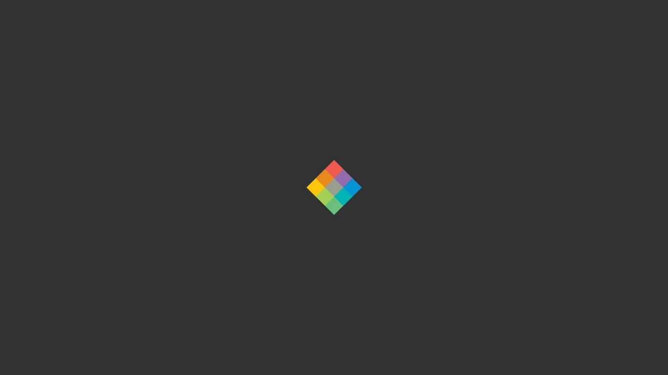 Diamante Arcoíris 1366x768 Minimalista Fondos de pantalla