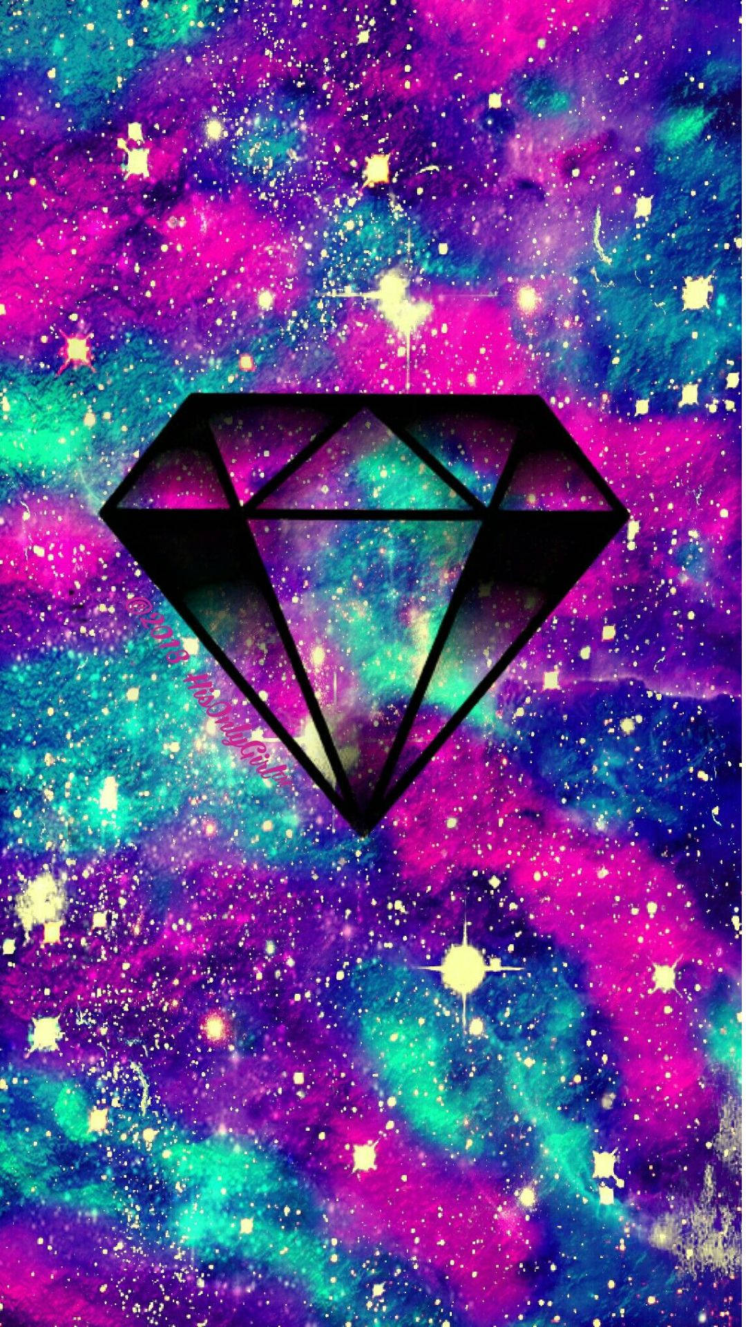 Diamante en una galaxia linda Fondos de pantalla