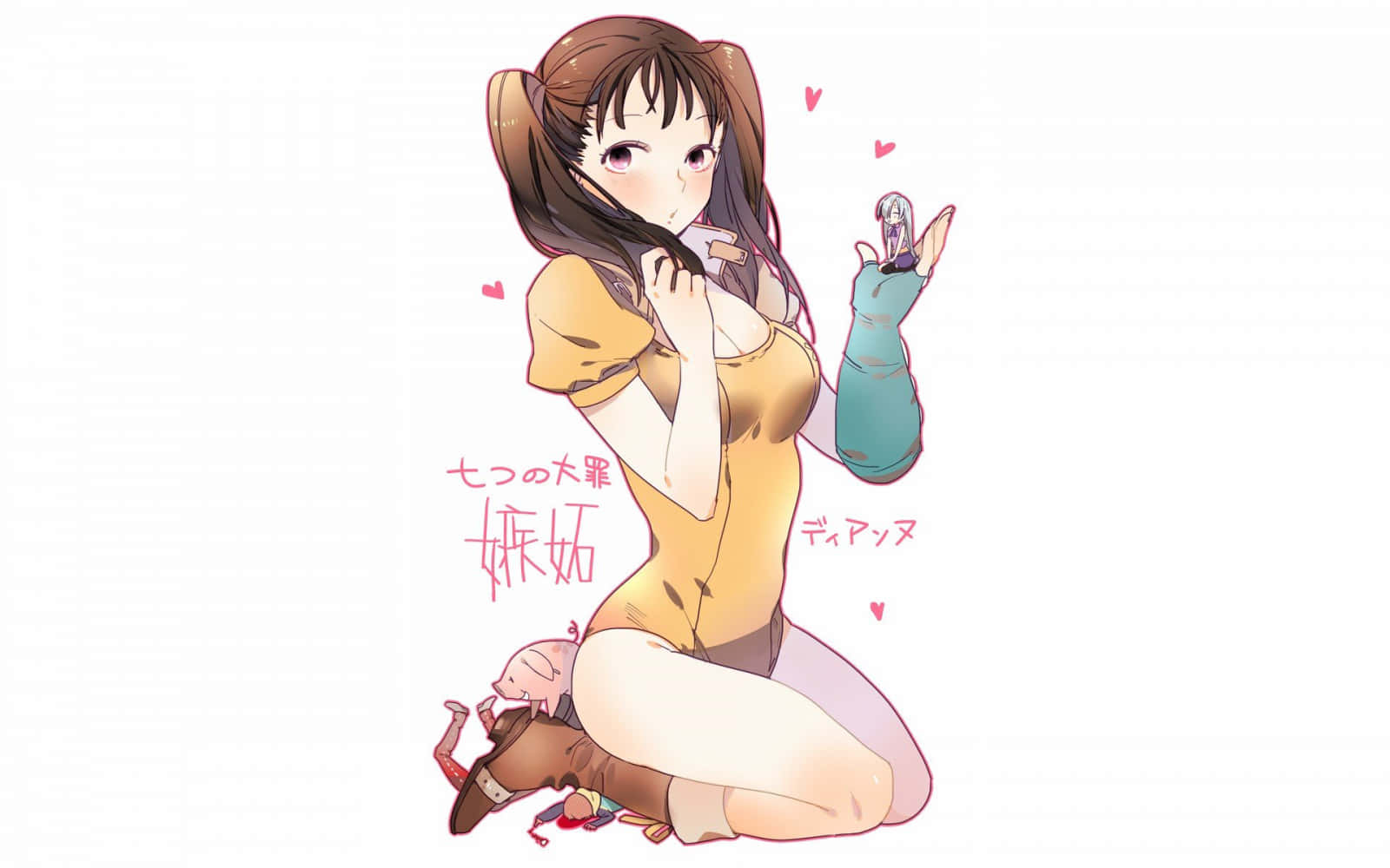 Diane, el Pecado de la Envidia, en su atuendo característico Fondos de pantalla