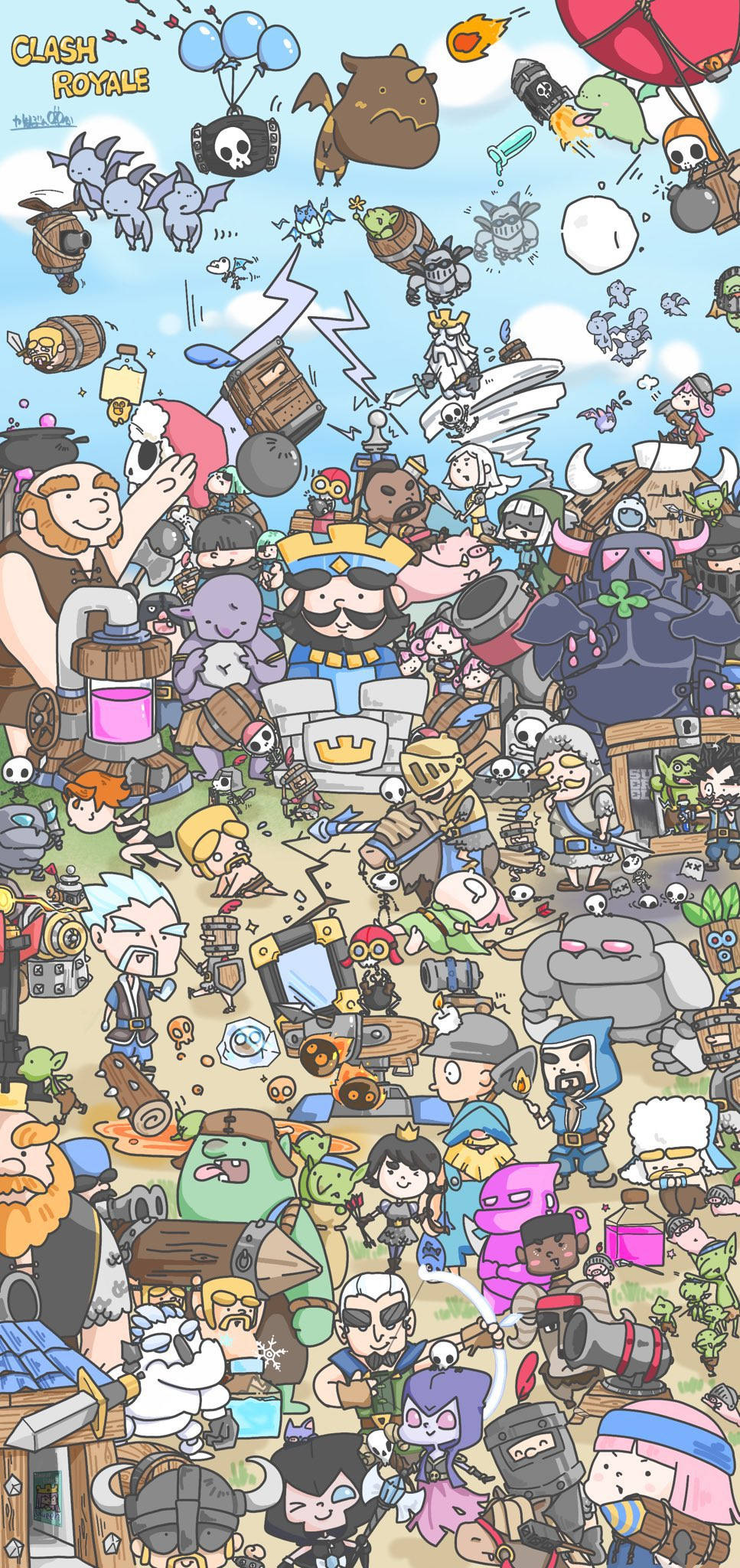 Dibujo Animado Clash Royale Fondos de pantalla