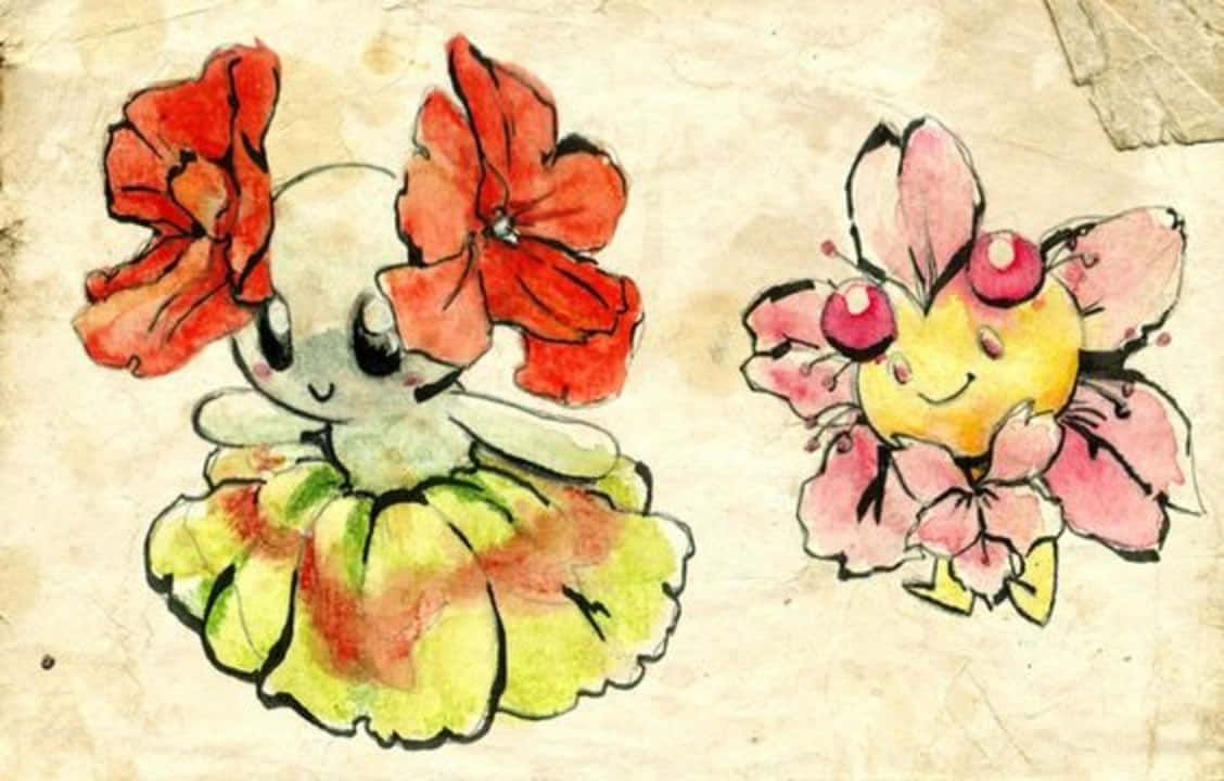 Dibujo de Cherrim Fondos de pantalla
