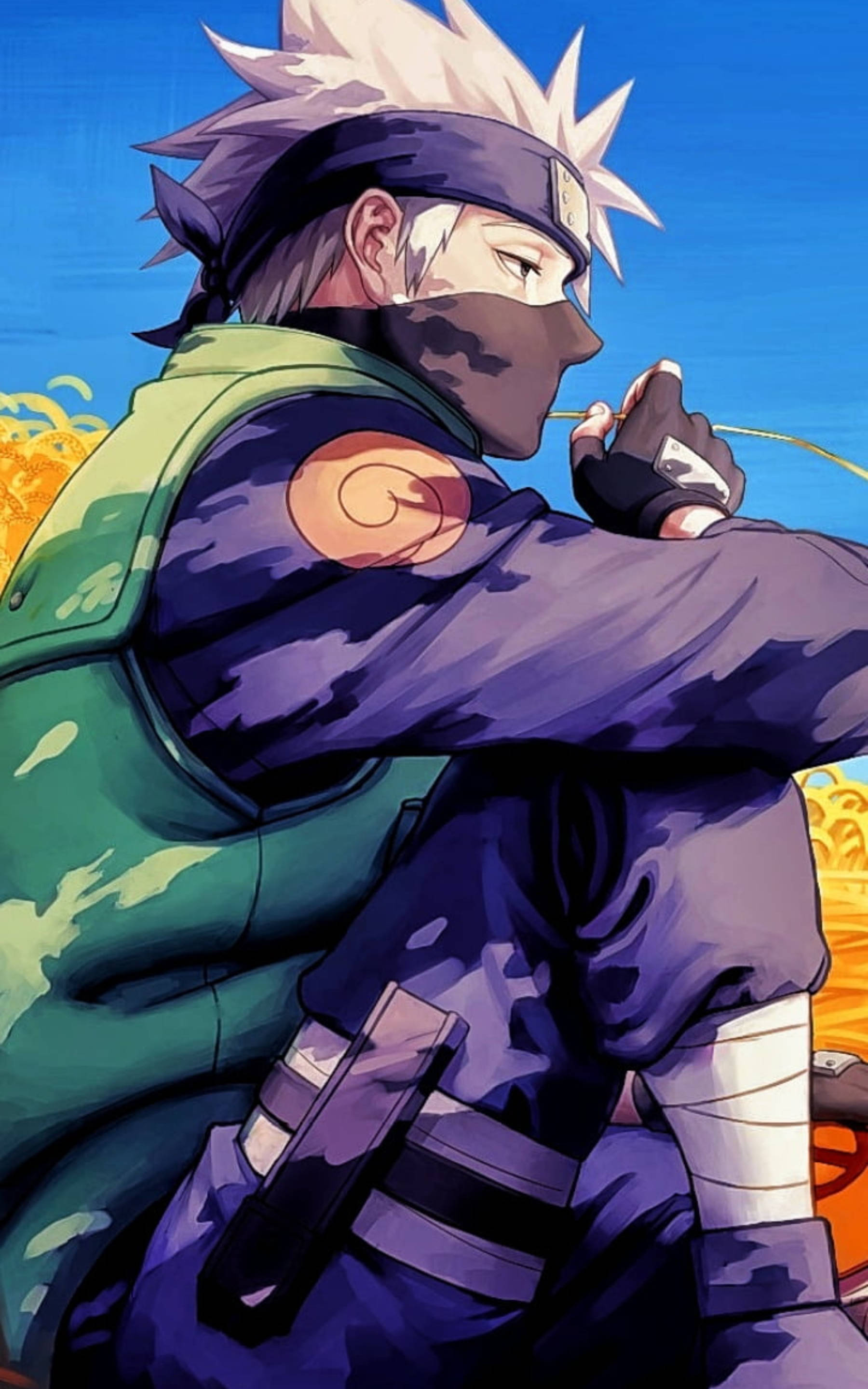 Dibujo Digital de Kakashi Genial Fondos de pantalla