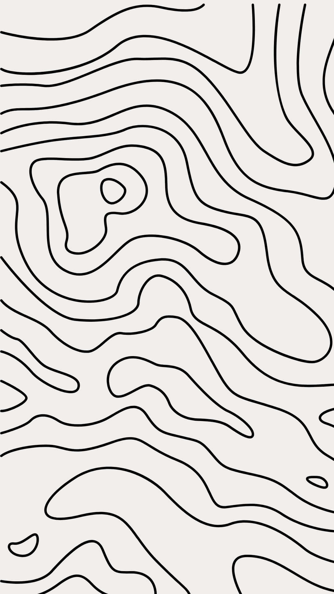 dibujo en blanco y negro de un patrón ondulado Fondos de pantalla