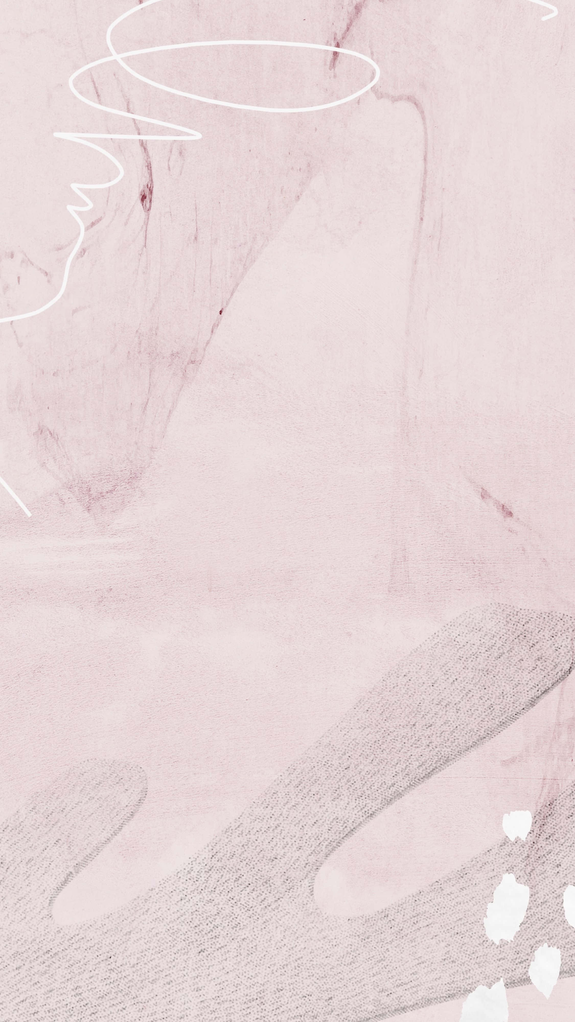 dibujo rosa y blanco de una mujer con sombrero Fondos de pantalla