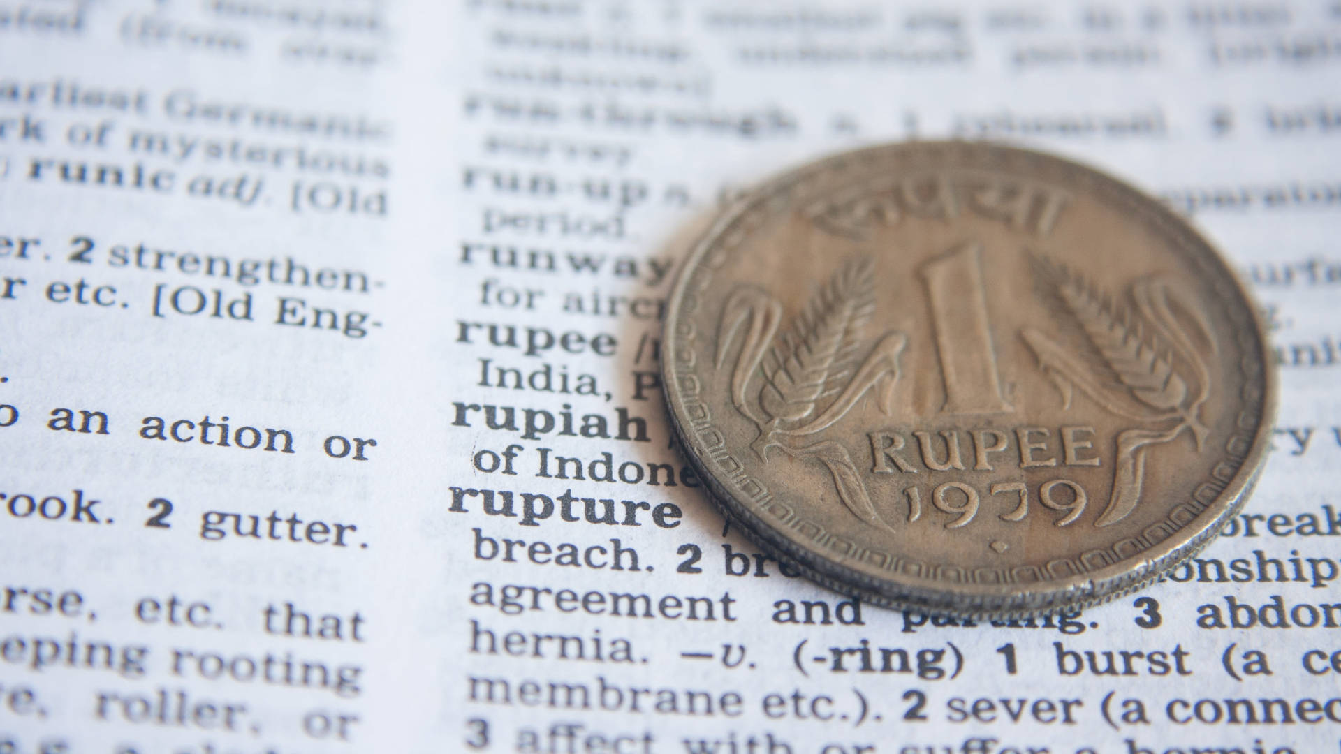Diccionario de Inglés con Moneda Fondos de pantalla