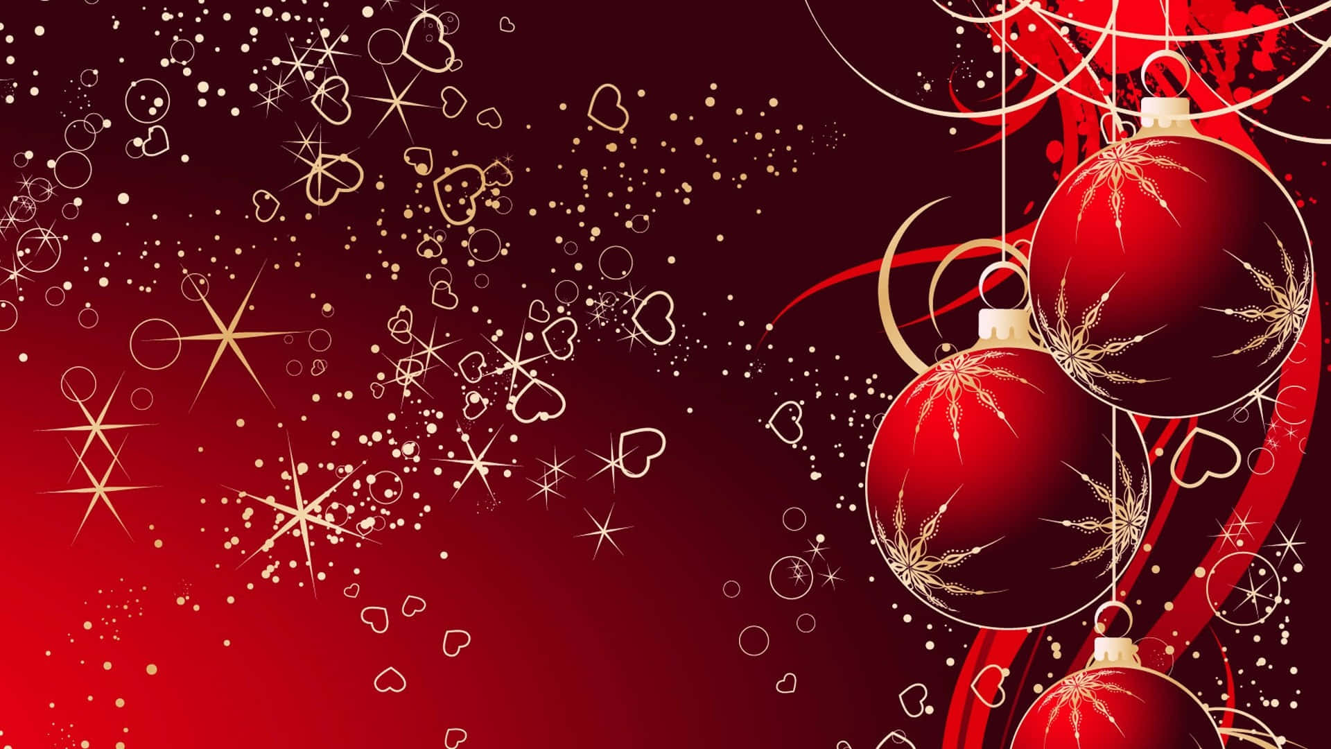 Difunde la alegría esta temporada navideña con una Navidad roja. Fondos de pantalla