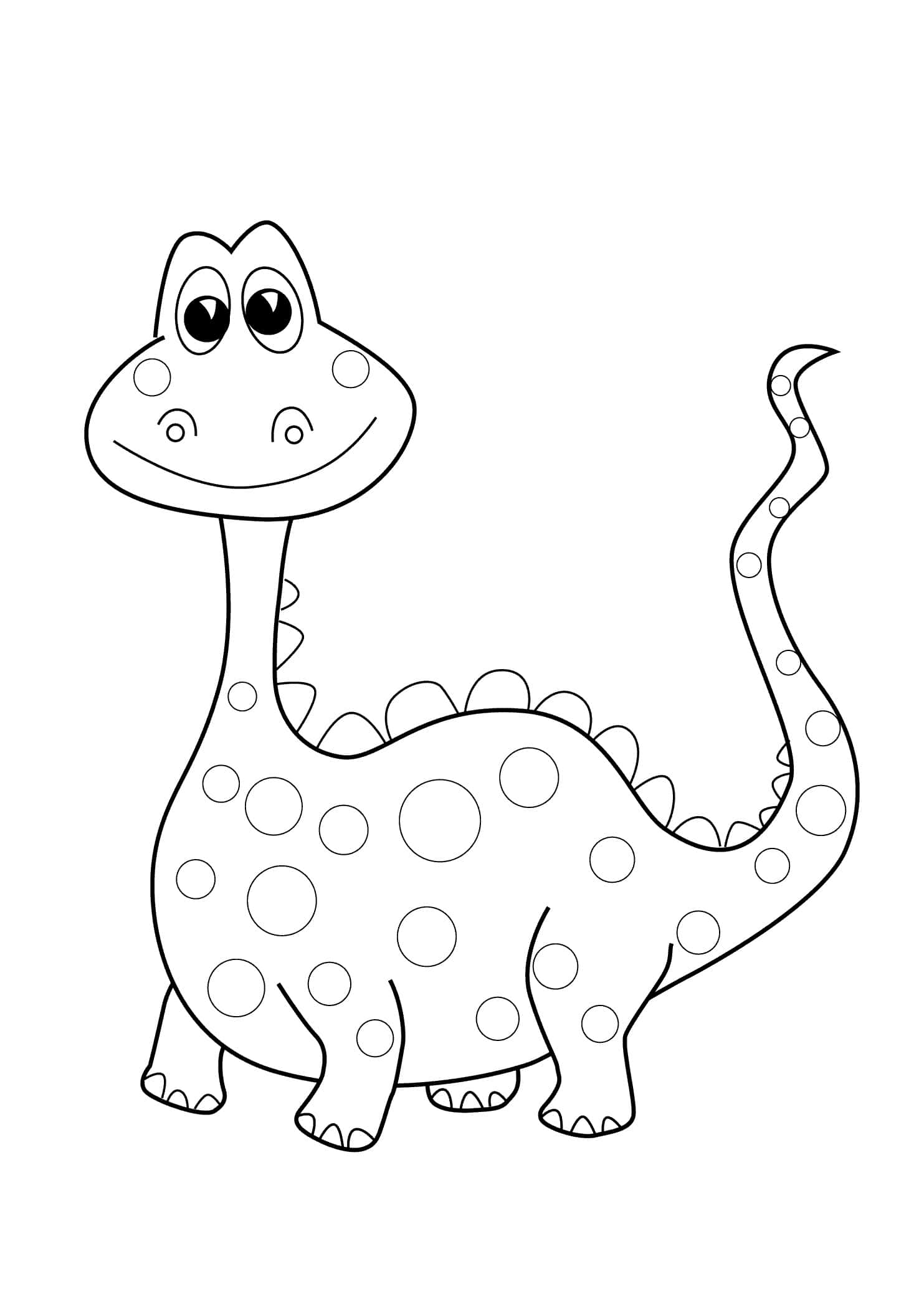 Dinosaurios para colorear para niños Fondos de pantalla
