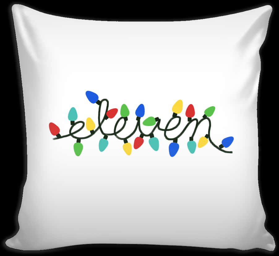 Diseño de Almohada con Luces Navideñas Believe Fondos de pantalla