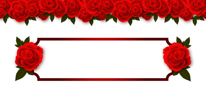 Diseño de Bandera con Rosa Roja Fondos de pantalla