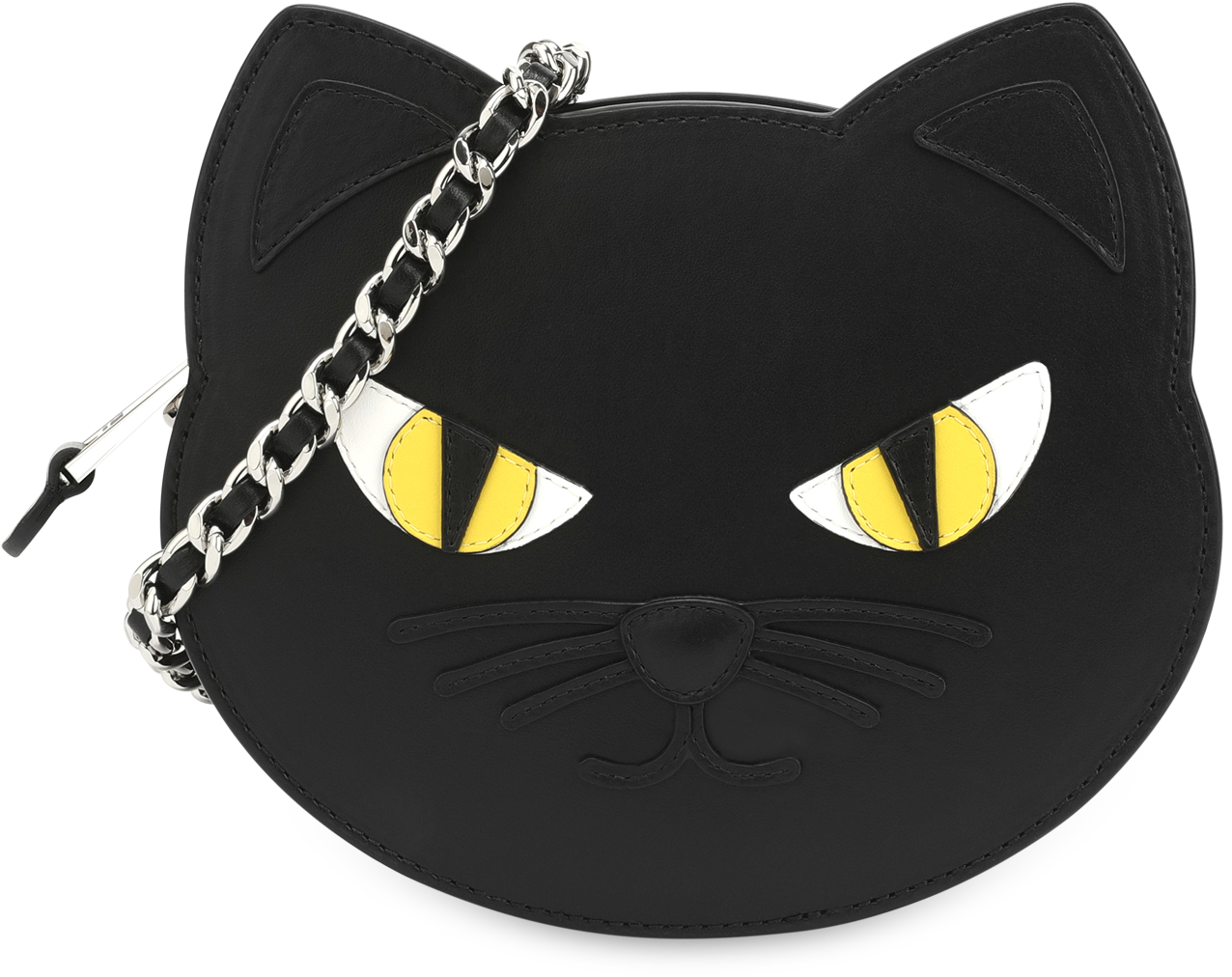Diseño de Bolso con Cara de Gato Negro Fondos de pantalla