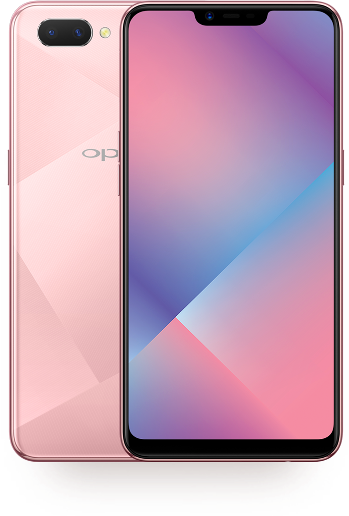 Diseño de degradado rosa para smartphone Oppo Fondos de pantalla