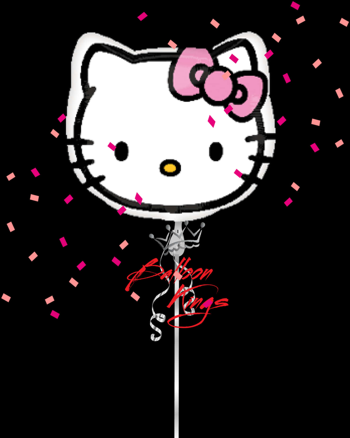 Diseño de Hello Kitty con Globo Fondos de pantalla