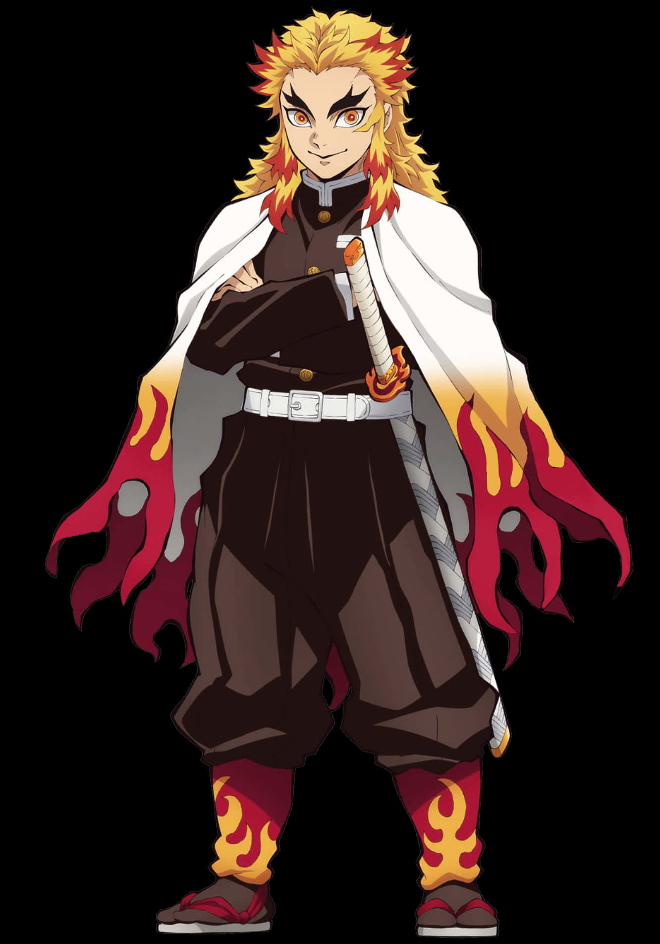 Diseño de Llama del Personaje de Demon Slayer Fondos de pantalla