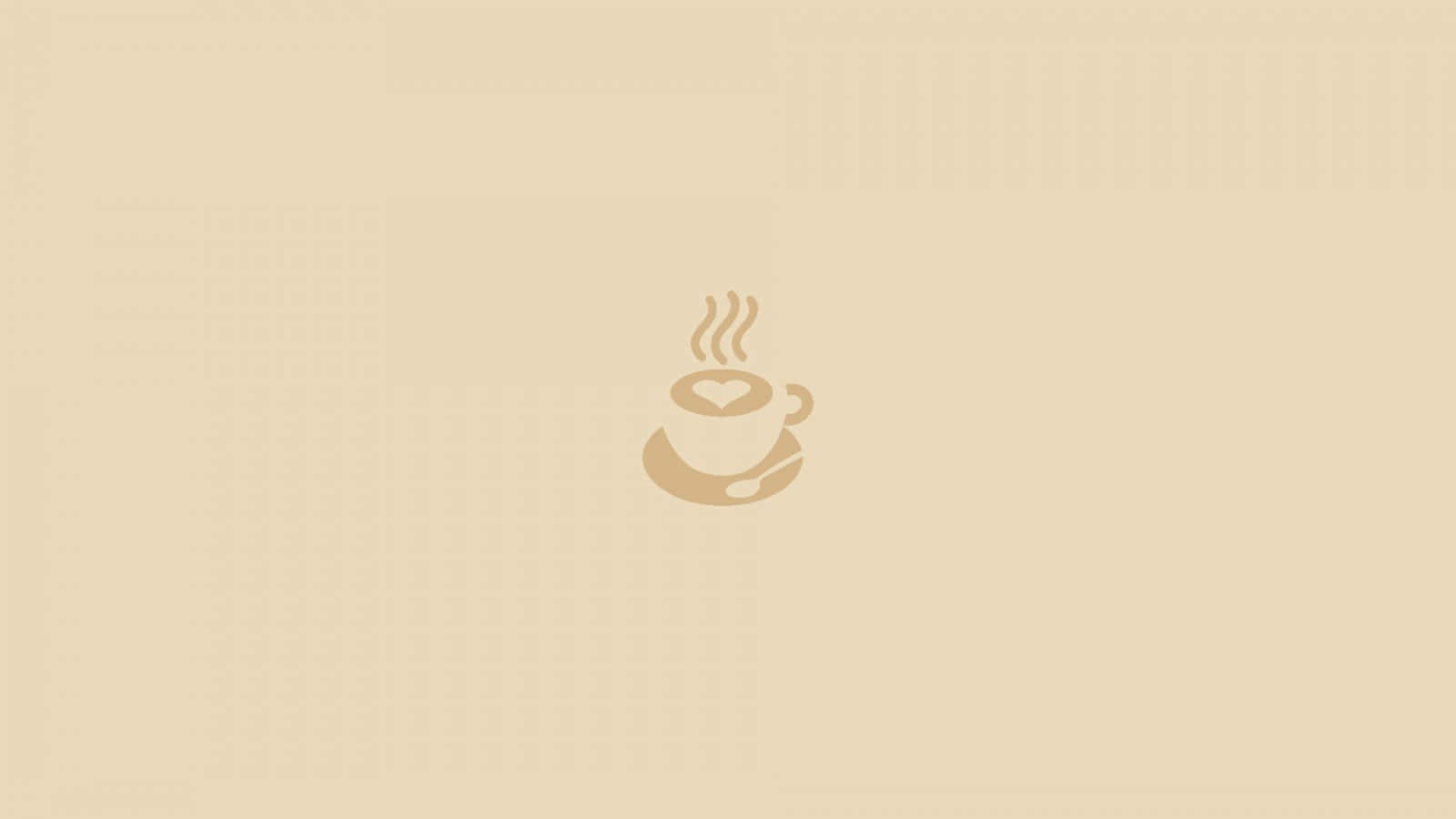 diseño de logotipo de café - una taza de café con una taza de café Fondos de pantalla